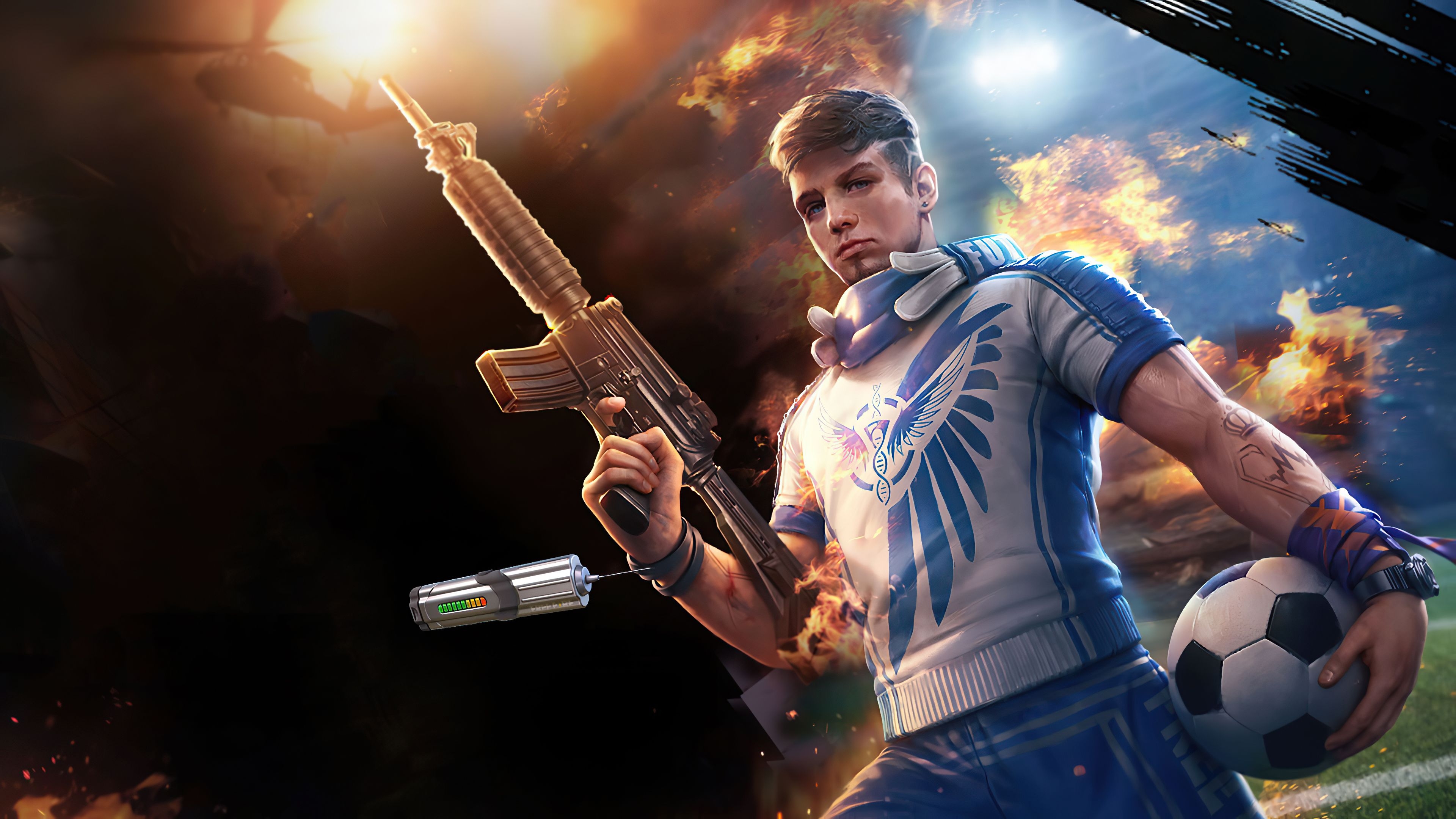 3840x2160 Luqueta Garena Free Fire Game, HD Games, 4k Wallpaper, Image, Background, Photo and Picture, Desktop