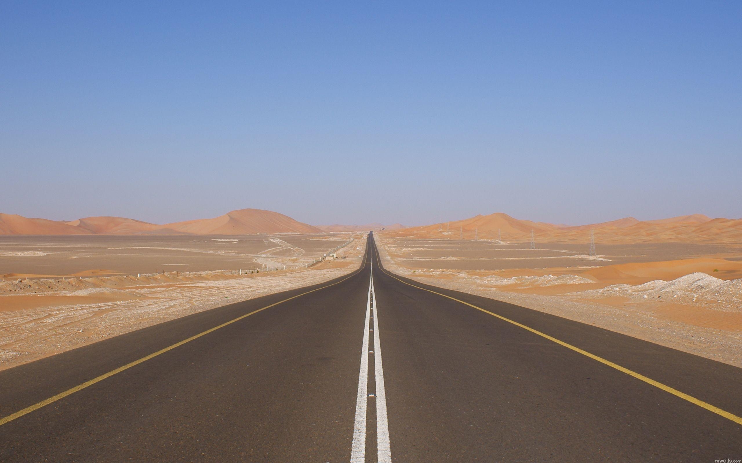 2560x1600 Desert road nevada, Desktop