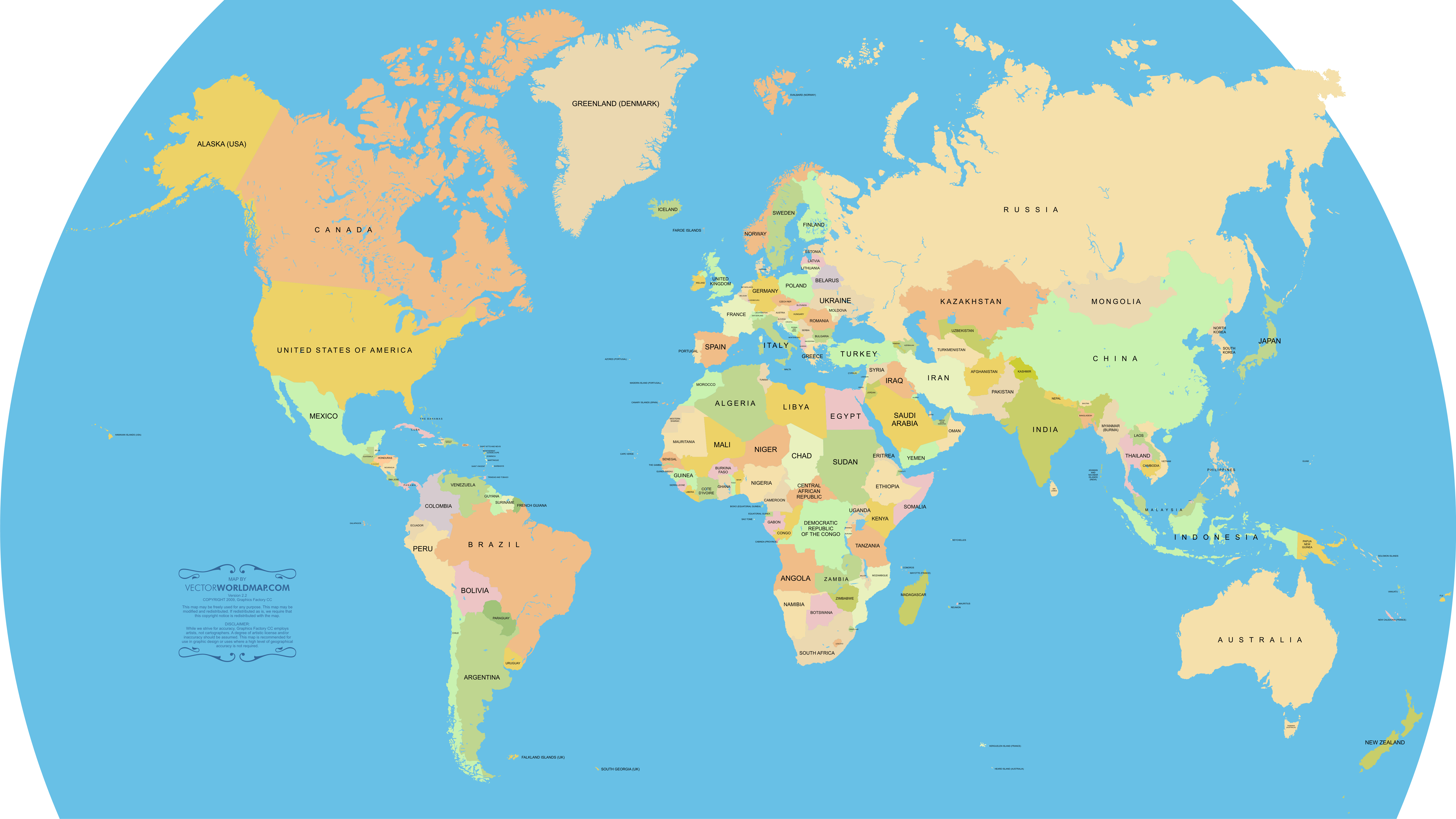 7000x3940 World Map Wallpaper High Quality, Desktop