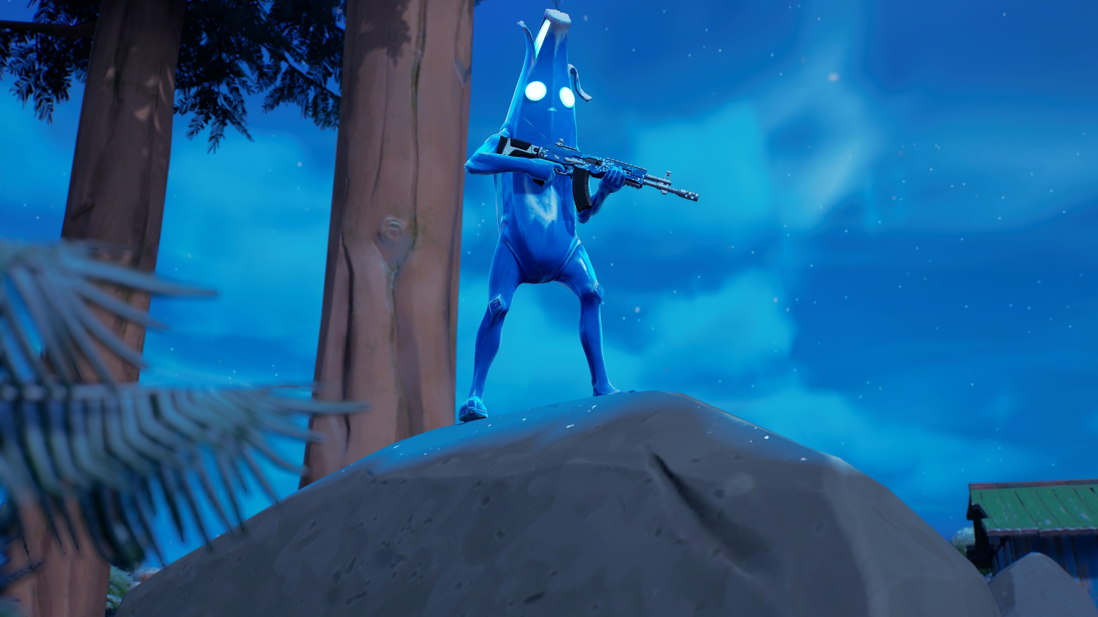 3840x2160 Polar Peely Fortnite wallpaper, Desktop