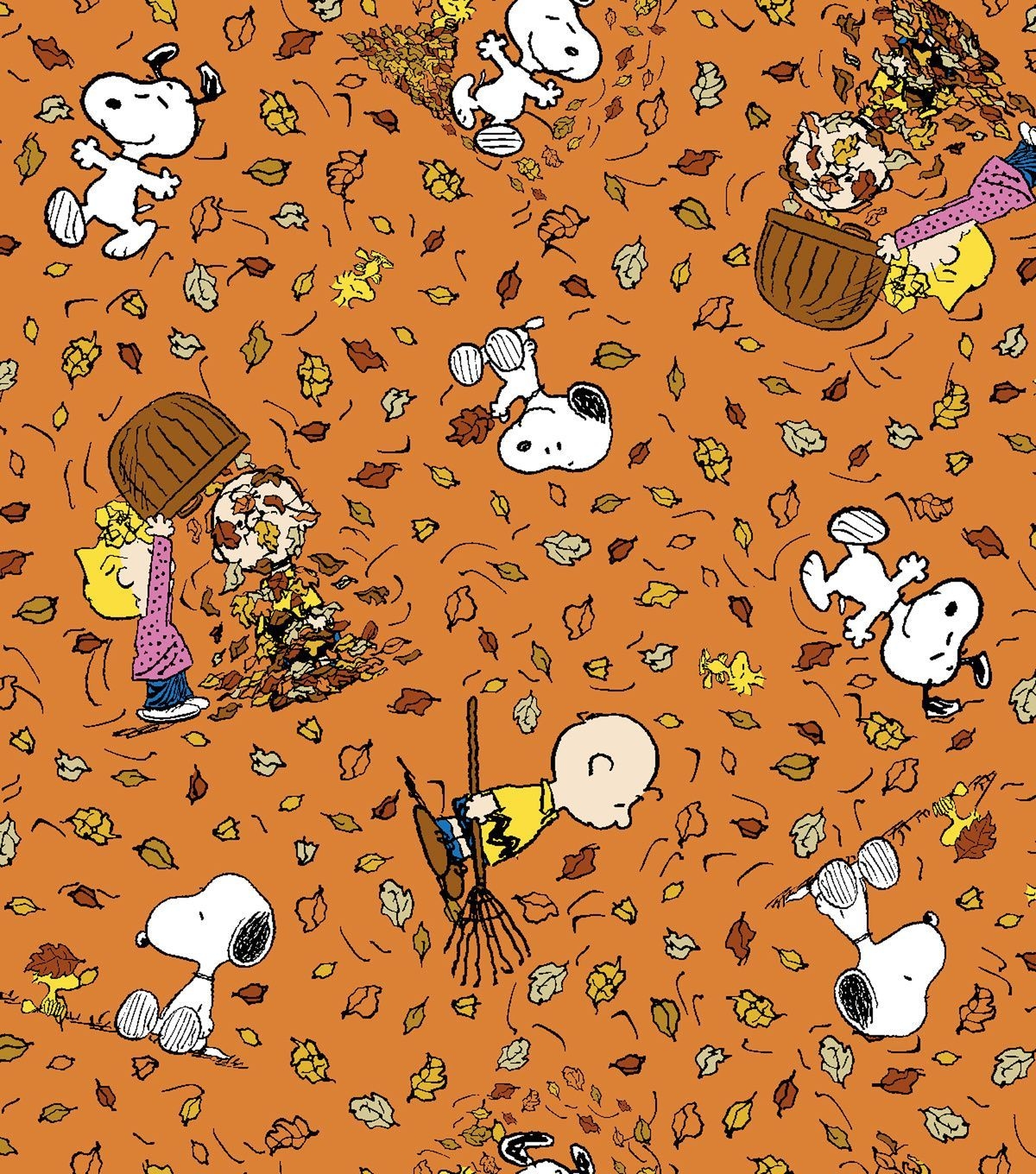 1200x1360 Harvest Cotton Fabric 43 Peanuts Falling Leaves. Thanksgiving Wallpaper, Printing On Fabric, Holiday Fabric, Phone