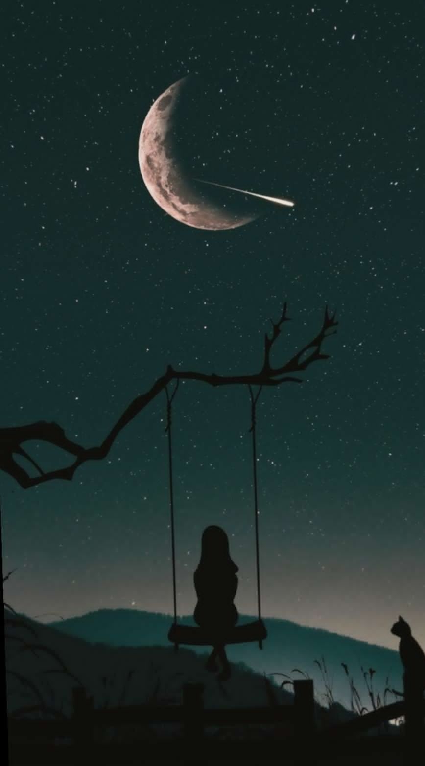 870x1570 Cute Aesthetic Girls Drawing #amizades mundorosa #ilhadogovernador #acfotografia. Night sky wallpaper, Nature wallpaper, Cute wallpaper background, Phone