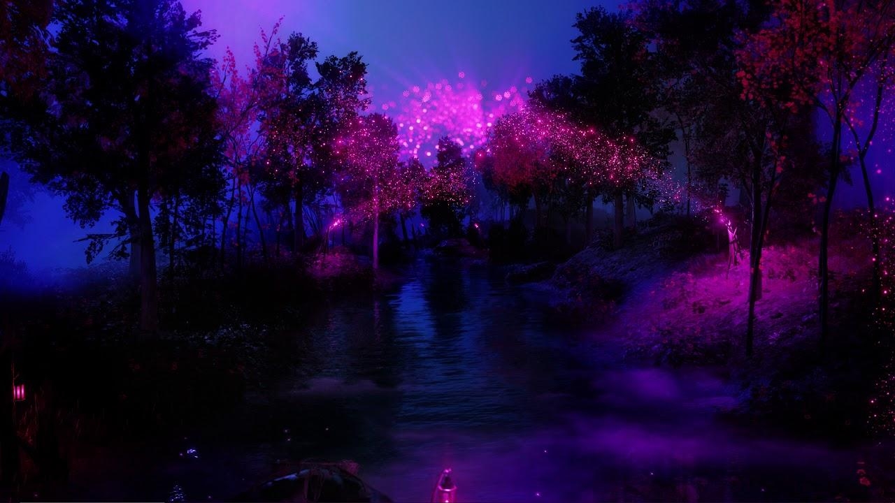 1280x720 A New Dawn Aesthetic Wallpaper blue and pink color with effects Wallpaper Engine, Desktop