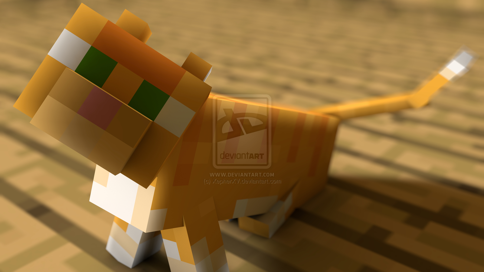 1600x900 Minecraft Cat Wallpaper, Desktop