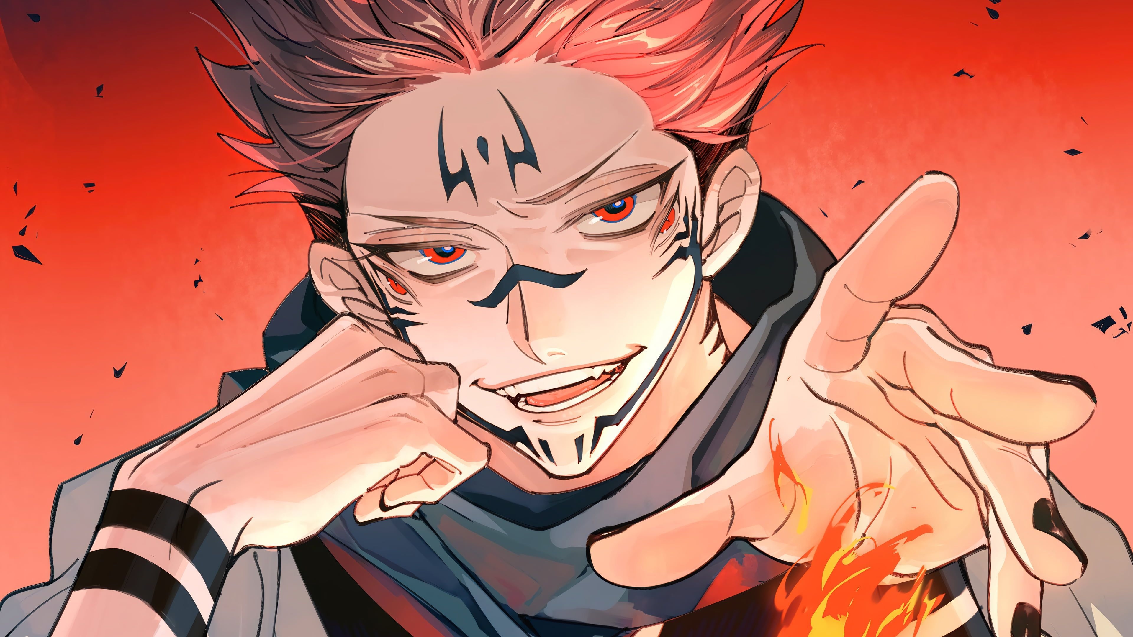 3840x2160 HD wallpaper: anime, anime boys, Jujutsu Kaisen, Yuji Itadori, Sakuna Wallpaper Market, Desktop