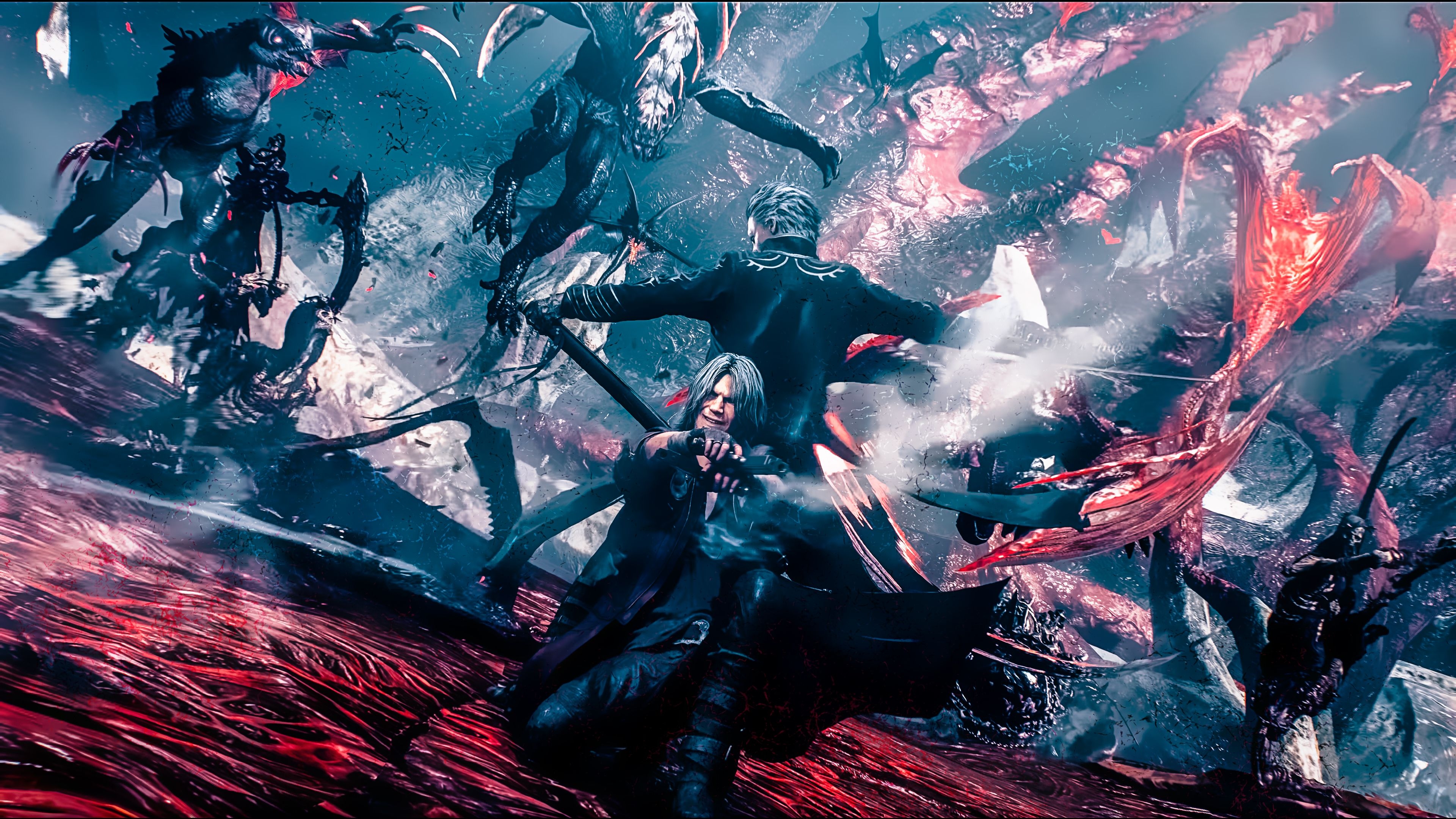 3840x2160 Devil May Cry 5 Dante and Vergil 4K Wallpaper SyanArt Station, Desktop
