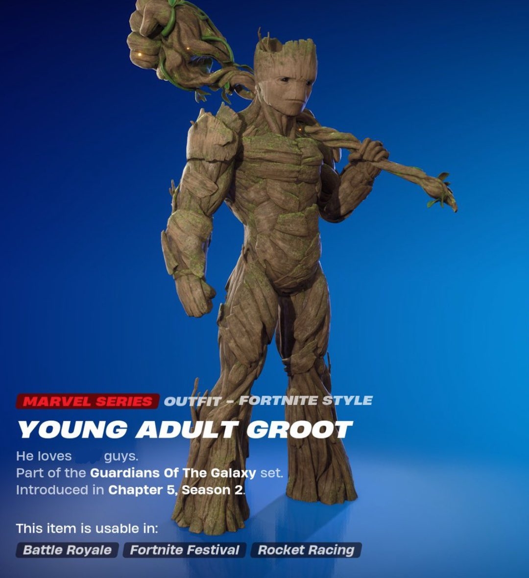 1080x1180 Young Adult Groot Fortnite wallpaper, Phone