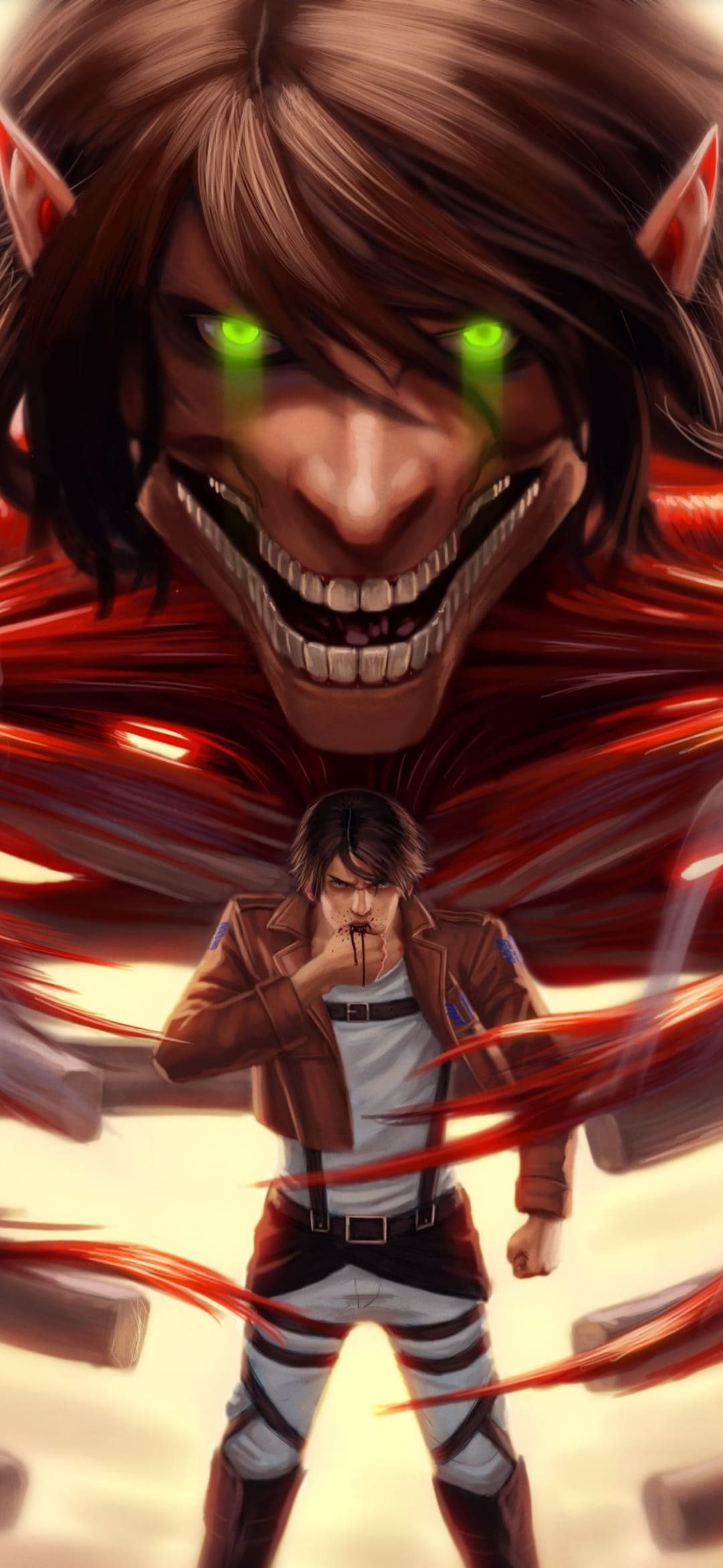 1080x2340 Attack On Titan iPhone Wallpaper Free iPhone Background Download, Phone