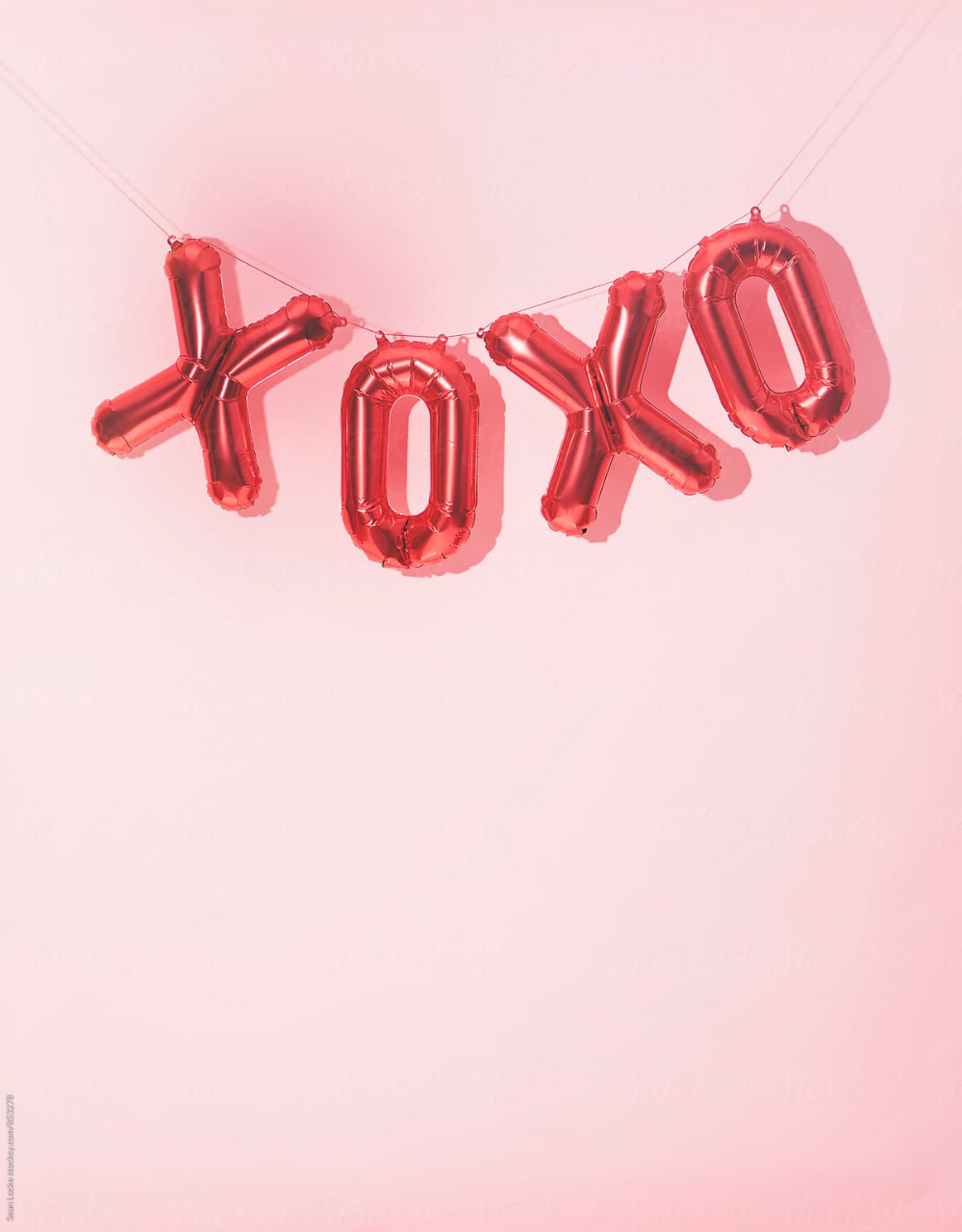 1000x1280 Valentine: Hugs And Kisses Balloon Banner Background. Pink aesthetic, Valentine, Balloons, Phone