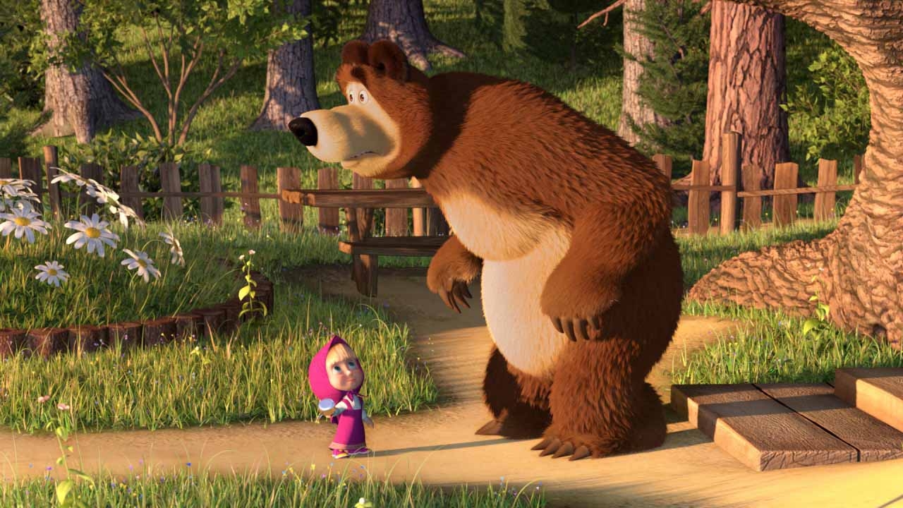 1280x720 Masha and the Bear Wallpaper, Desktop