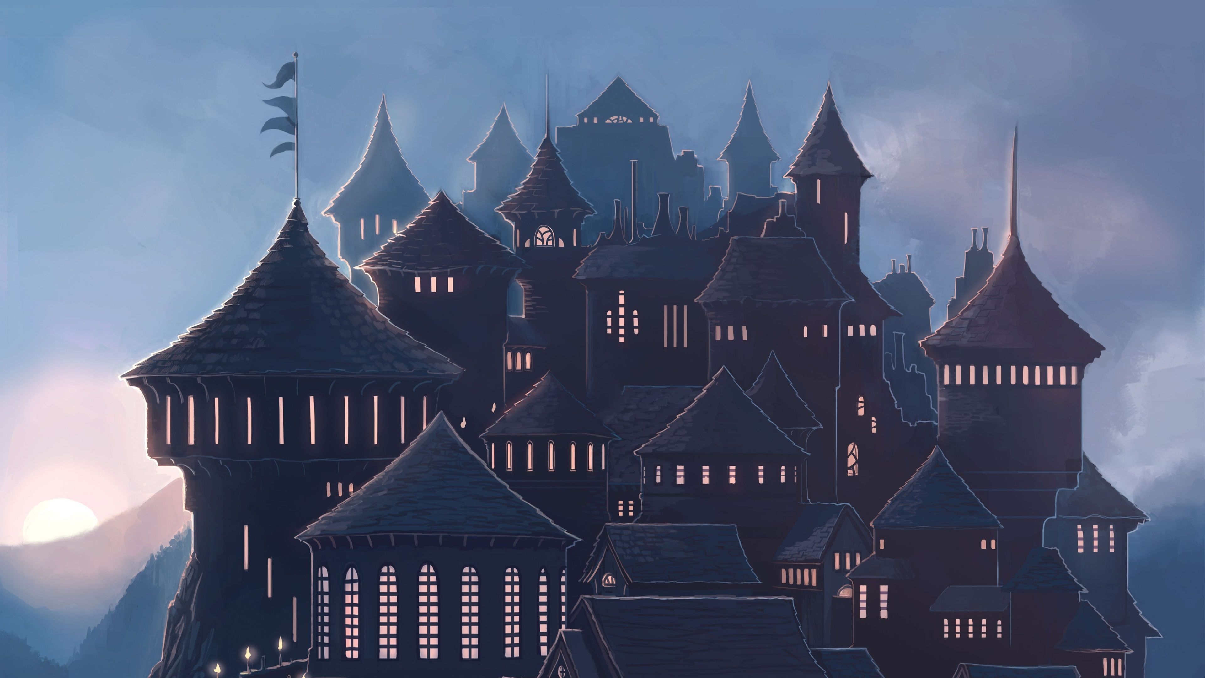 3840x2160 hogwarts 4k wallpaper for desktop background free download. Harry potter fondos de pantalla, Escuela de harry potter, Hogwarts, Desktop