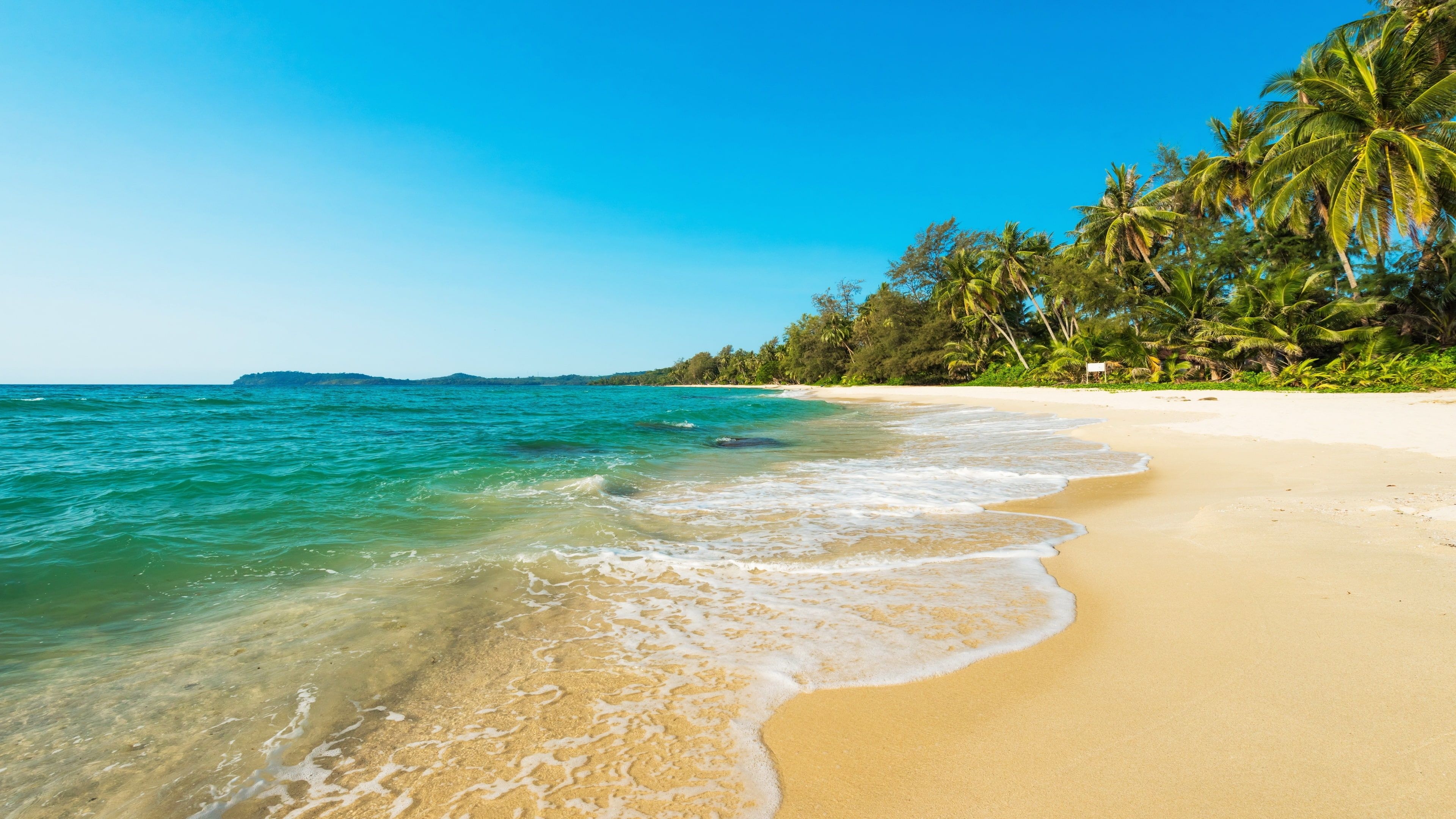 3840x2160 Beach 5760X1080 Wallpaper, Desktop