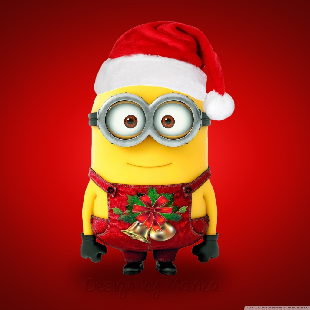 1030x1030 Merry Christmas Minions Ultra HD Desktop Background Wallpaper for 4K UHD TV, Widescreen & UltraWide Desktop & Laptop, Tablet, Phone