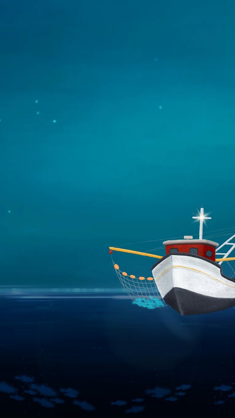 800x1430 Wallpaper Ocean Fishing Vessel Image, Phone