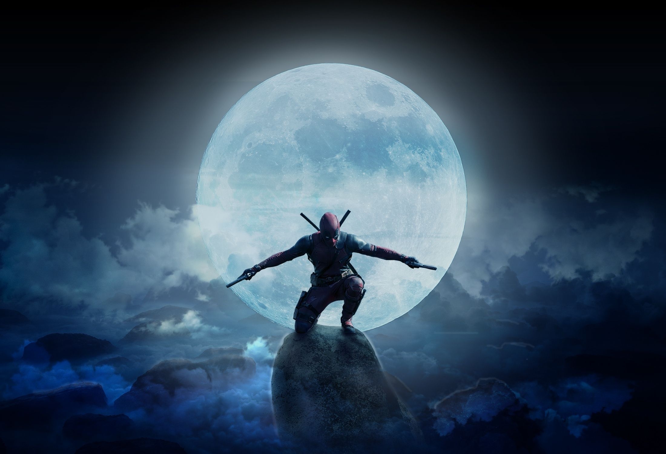 2200x1500 Dark Deadpool, Desktop
