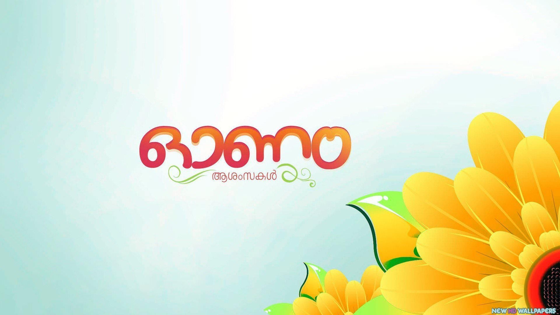 1920x1080 Onam English Greetings With HD Wallpaper Free Download, Desktop