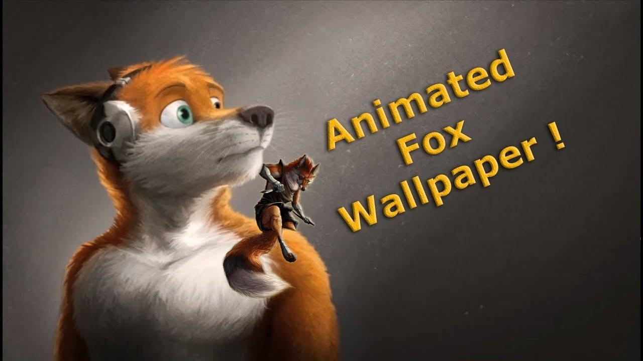 1280x720 Animated Fox Wallpaper!, Desktop