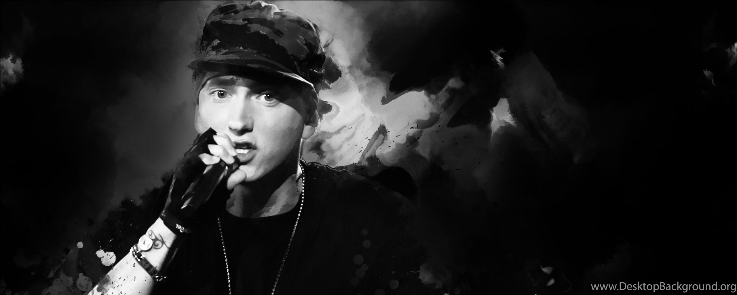 2560x1030 Dual Monitor Resolution Eminem Wallpaper HD, Desktop Background. Desktop Background, Dual Screen