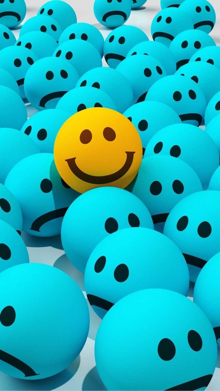 740x1310 Smiley Face Wallpaper Phone, Phone