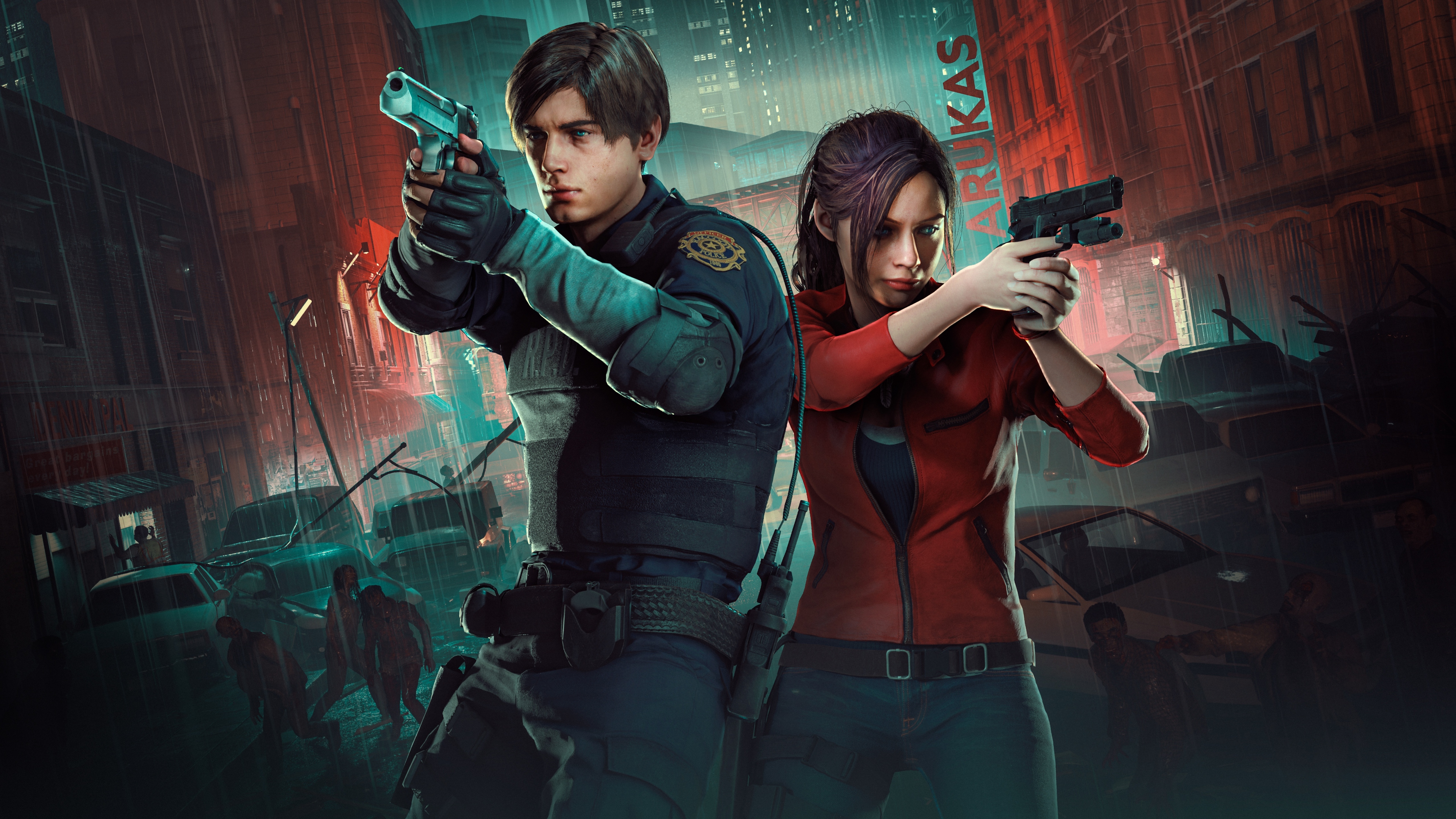 5120x2880 Resident Evil 2 Wallpaper 4K, Leon S. Kennedy, Games, Desktop