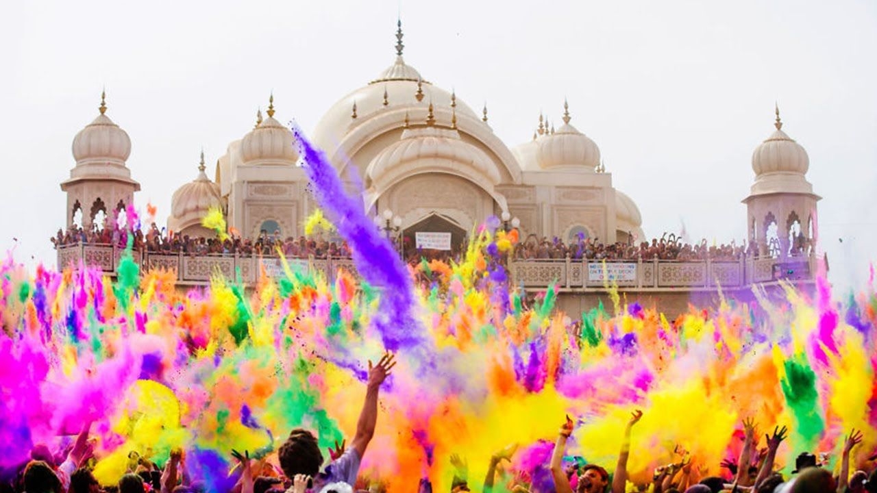 1280x720 Holi Celebration The World. Holika Dahan. Holi Festival's Special 23 March 2016, Desktop