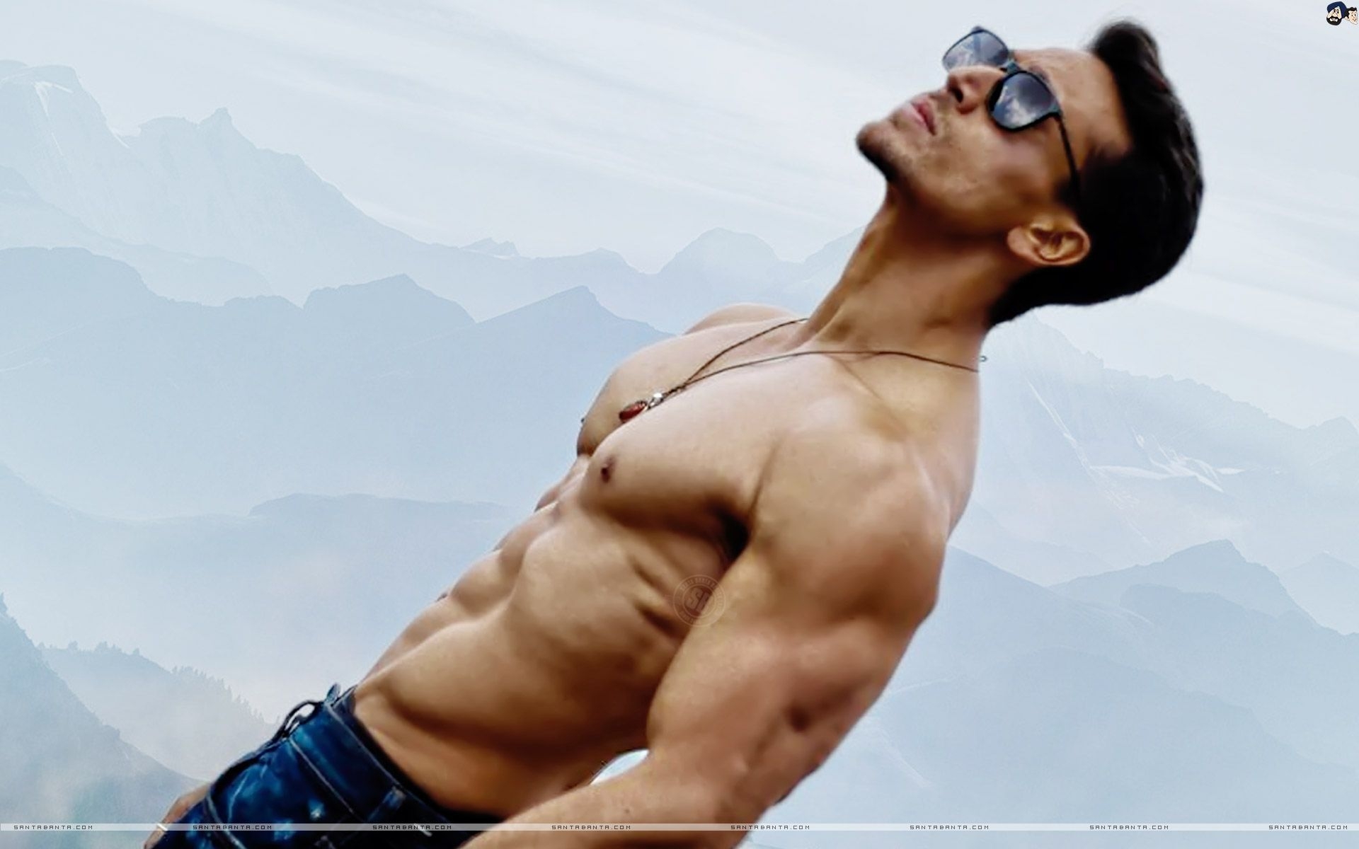 1920x1200 Tiger Shroff in 8 pack abs, Desktop