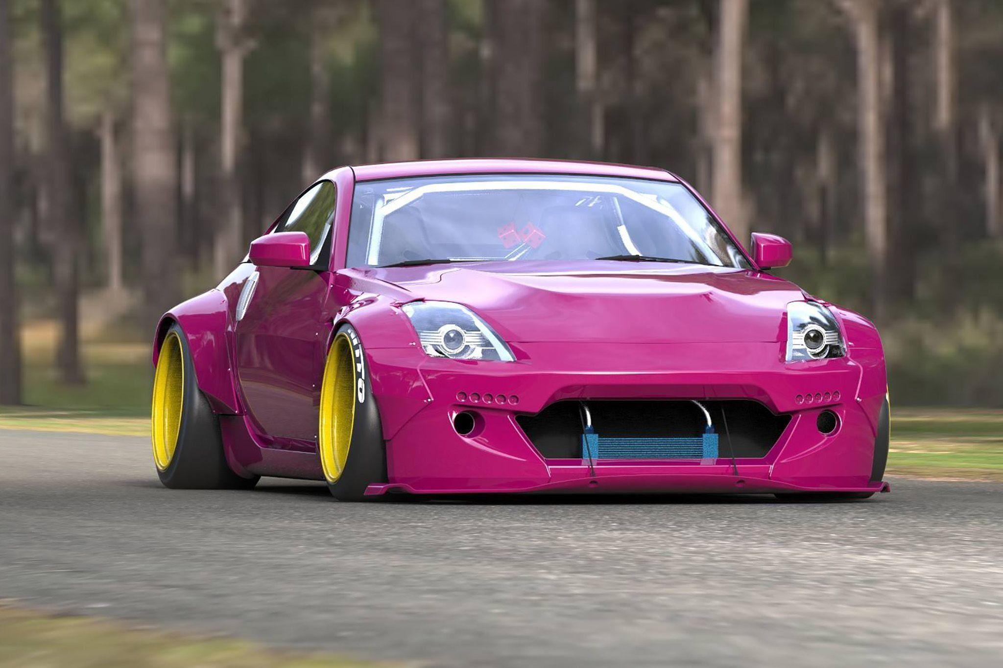 2050x1370 Rocket Bunny 350Z nissan modified bodykit cars wallpaper, Desktop