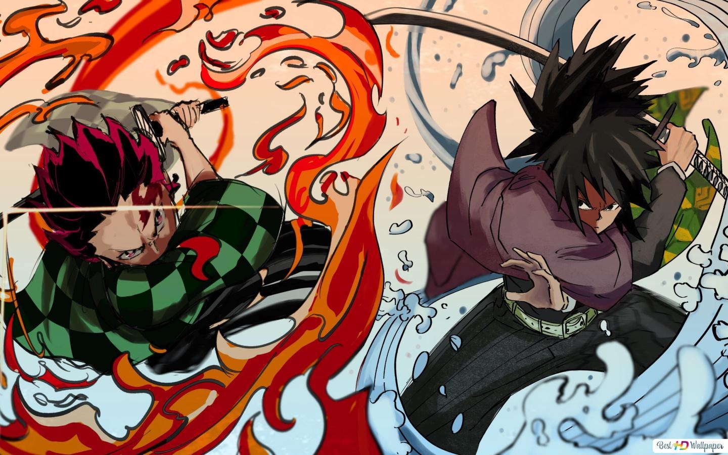 1440x900 Tanjiro Kamado X Giyuu Tomioka HD wallpaper download, Desktop