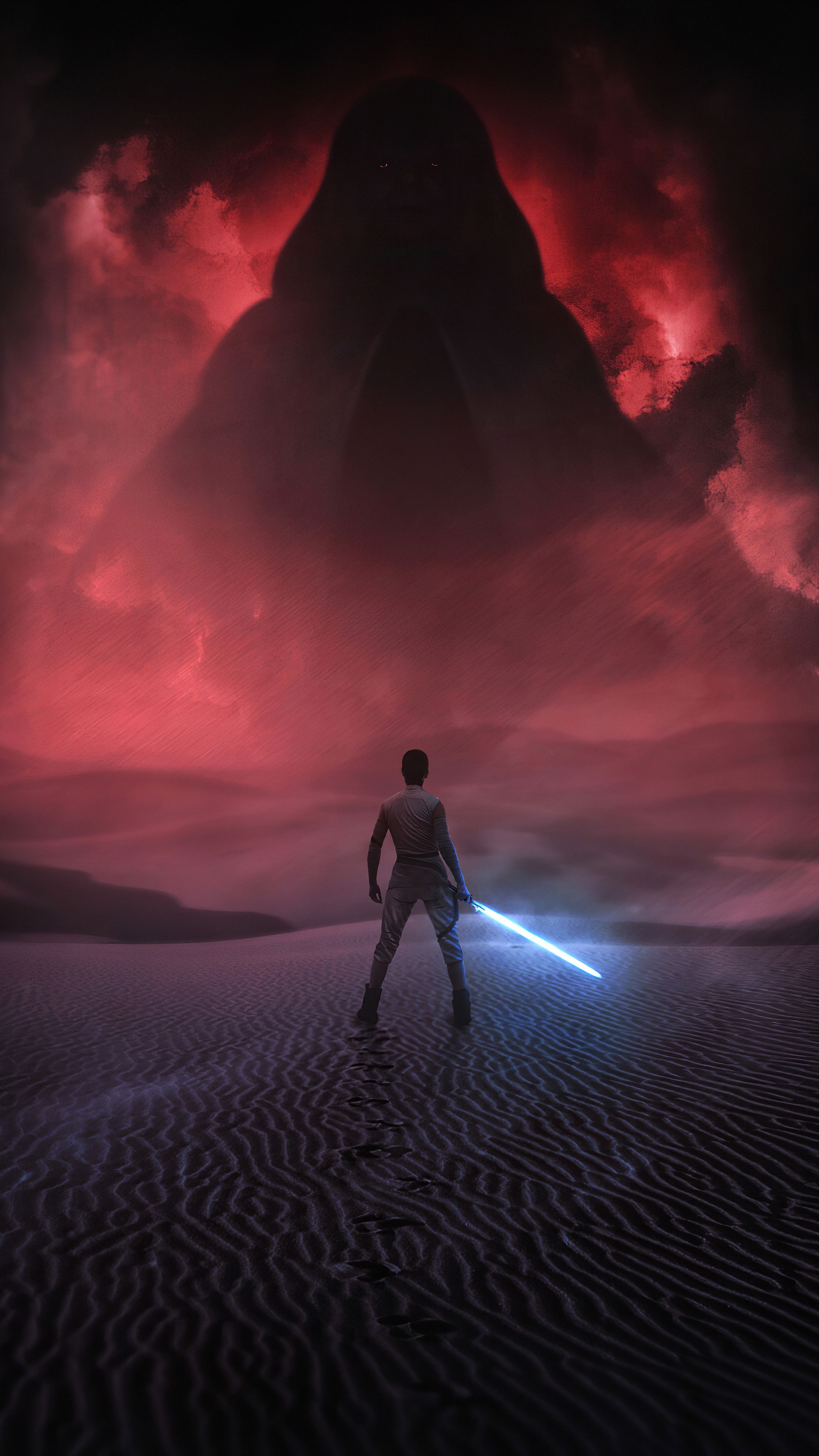 2160x3840 Star Wars The Rise Of Skywalker 4k Rey Sony Xperia X, XZ, Phone