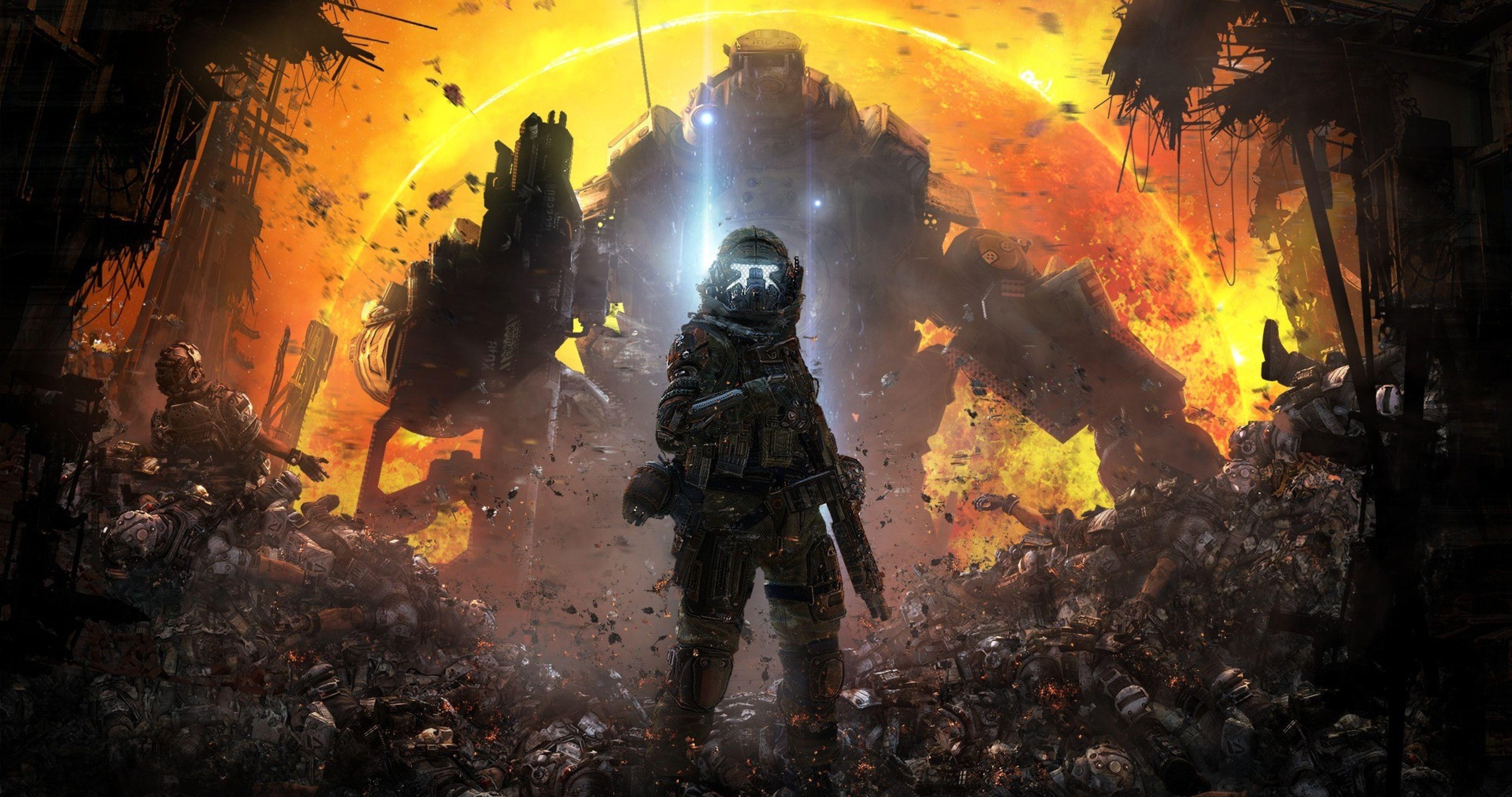 4100x2160 Download Titanfall 2 Artwork 4k HD 4k Wallpaper In 2048x1152, Desktop