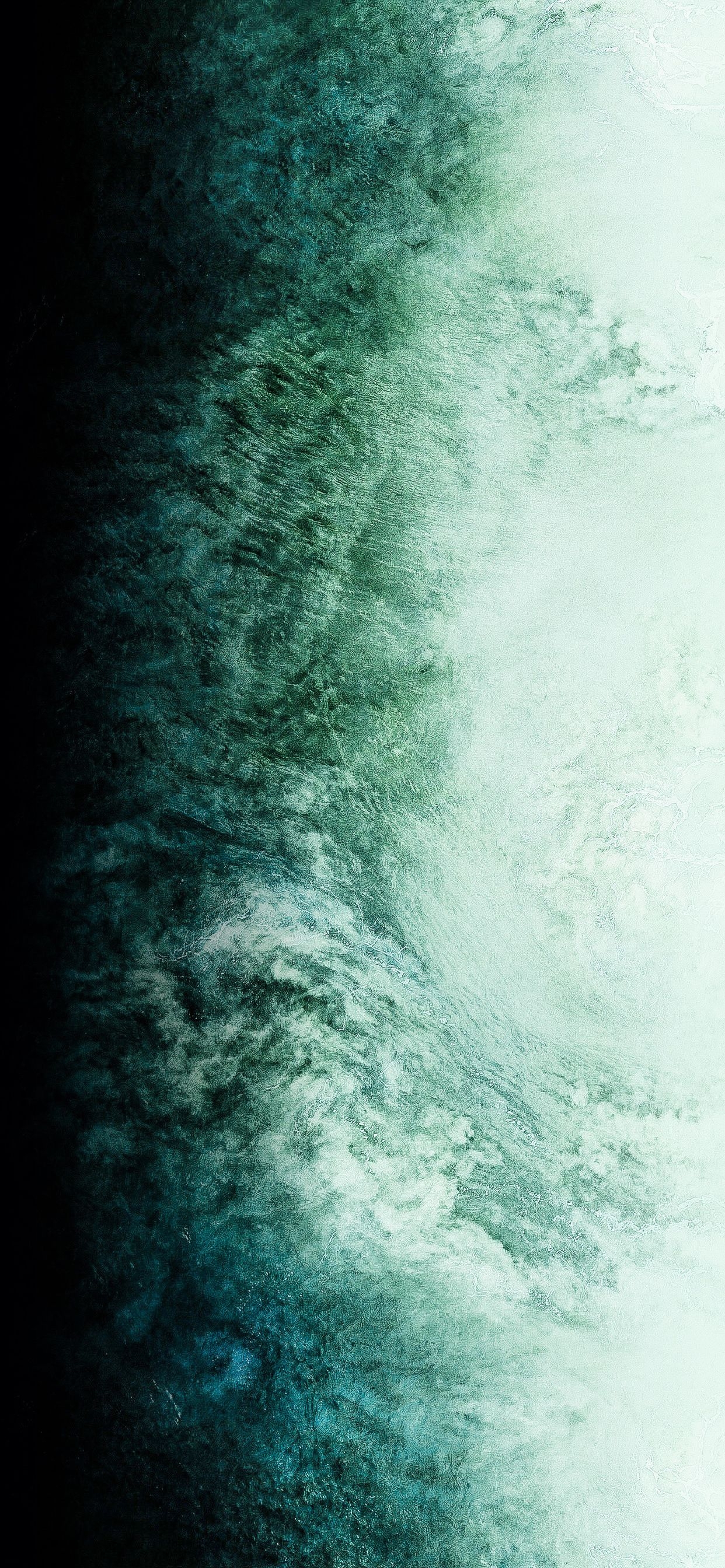 1250x2690 Midnight Green wallpaper, Phone