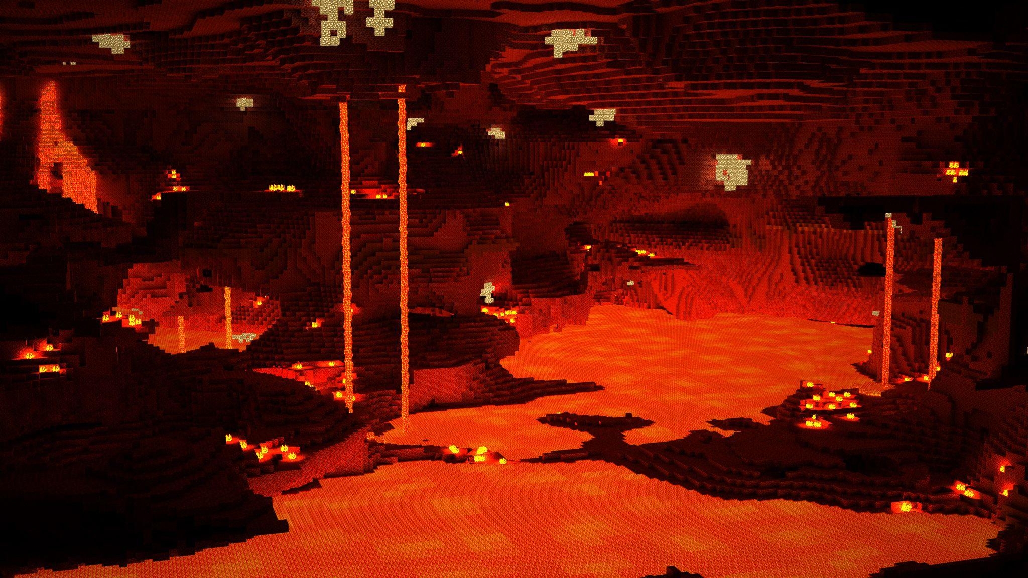 2050x1160 The Nether. Minecraft: Xbox 360 Edition, Desktop