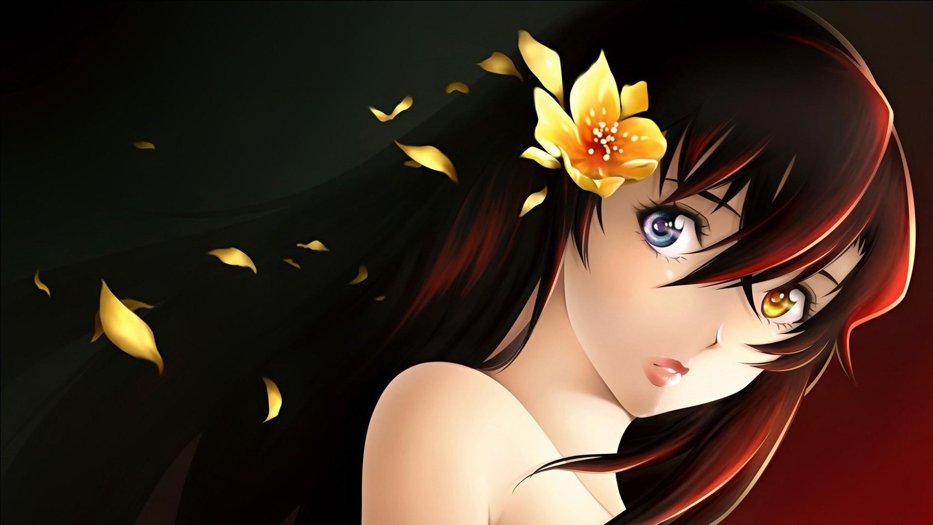 1920x1080 Beautiful, anime, girl, Desktop