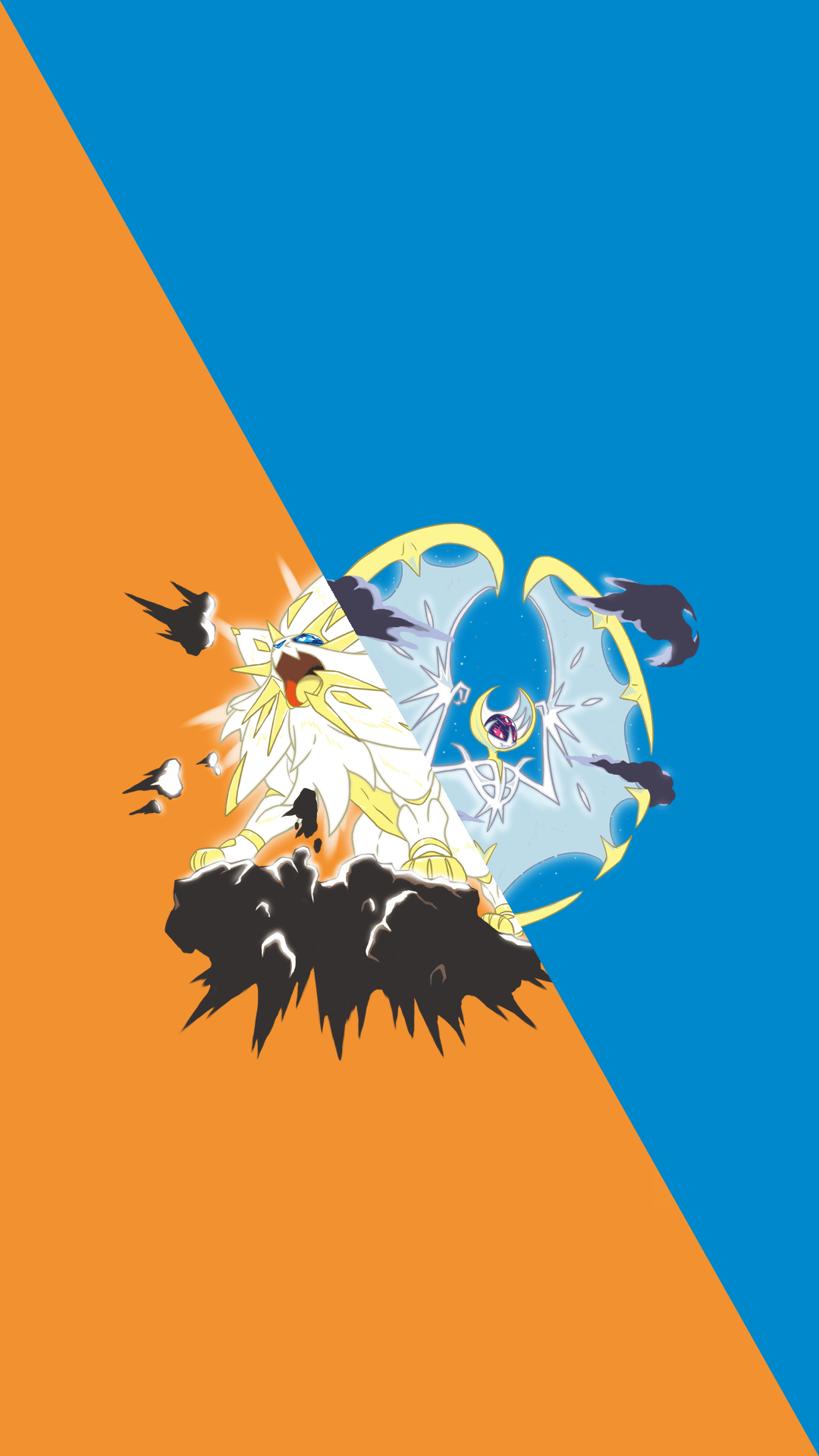 1080x1920 Solgaleo and Lunala Wallpaper, Phone