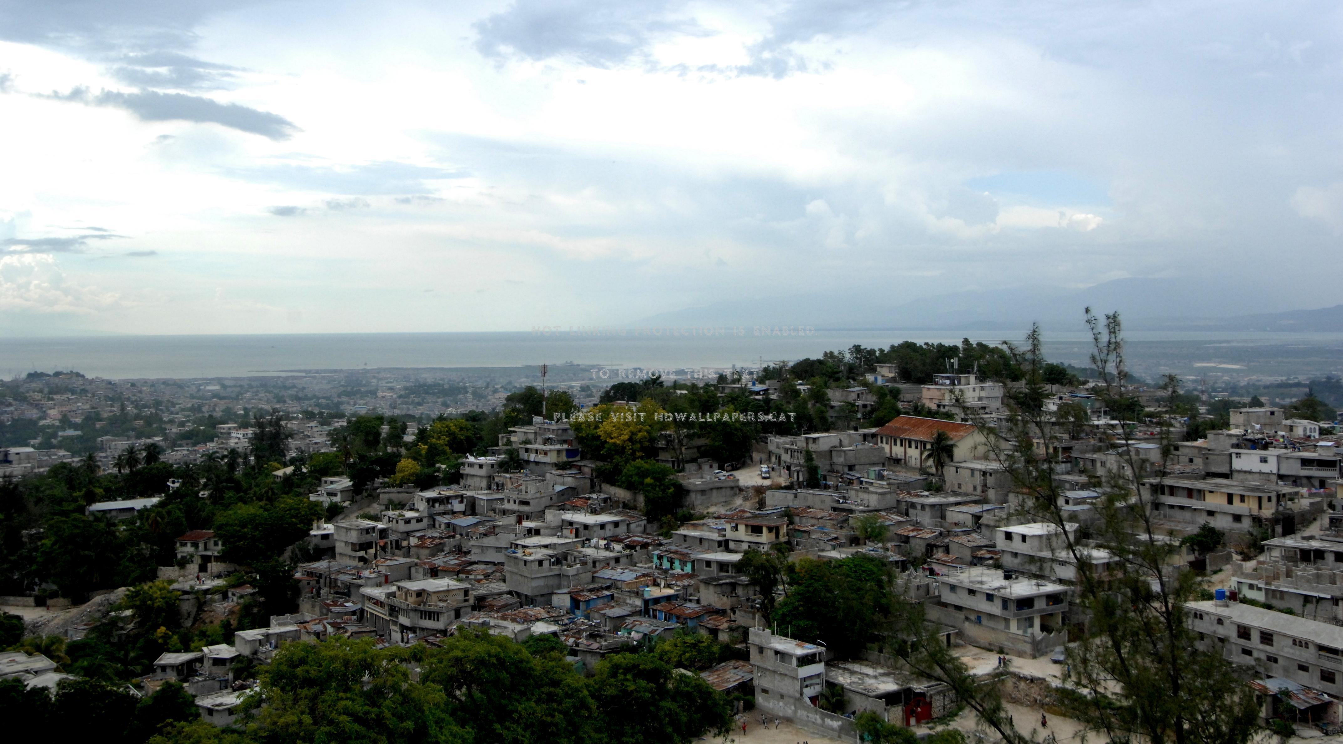 4290x2380 port au prince 2008 houses haiti city, Desktop