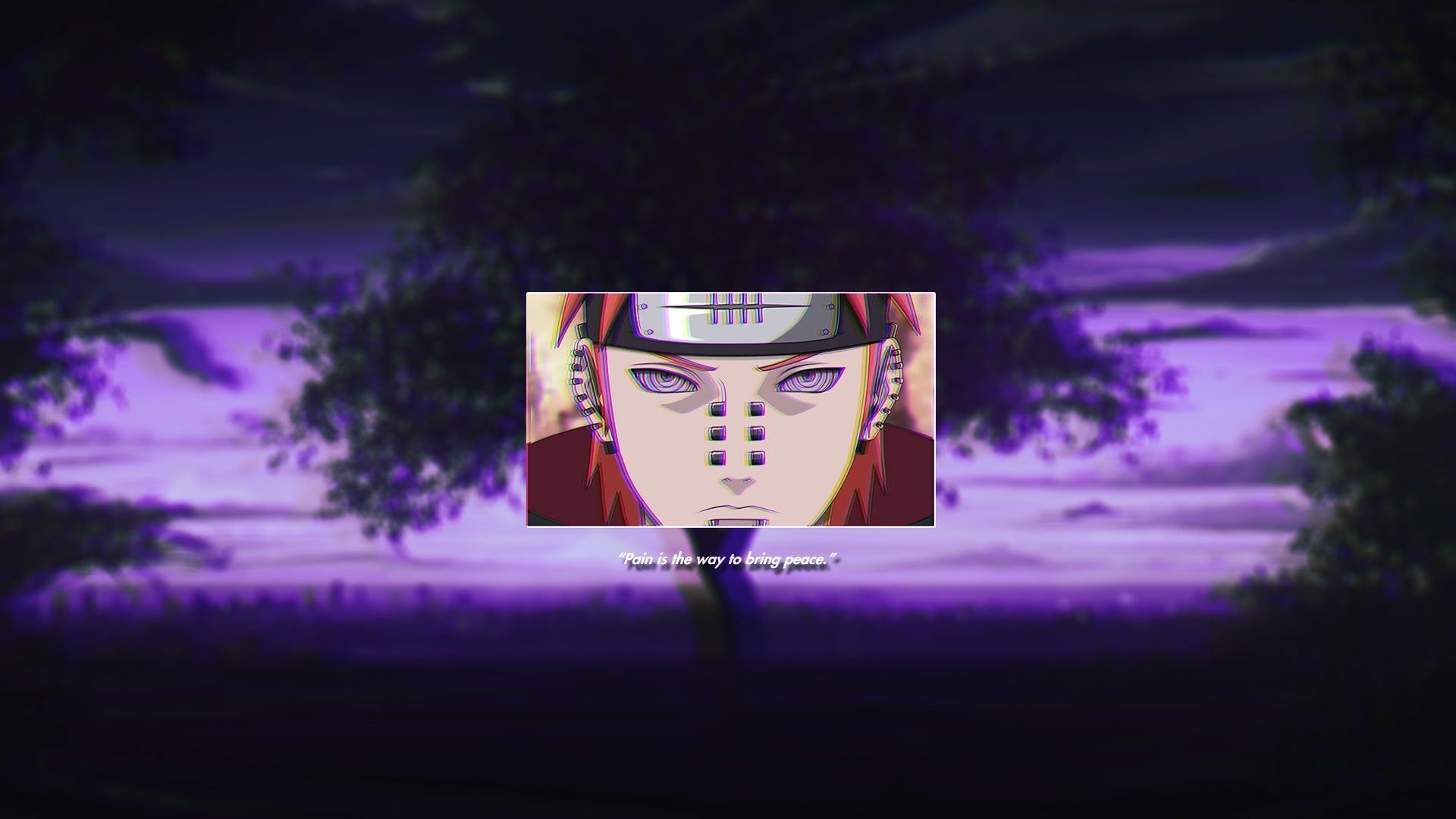 1920x1080 Naruto (anime) wallpaper, purple background, VHS, anime boys, Rinnegan. Anime wallpaper 1920x Anime wallpaper, Android wallpaper anime, Desktop