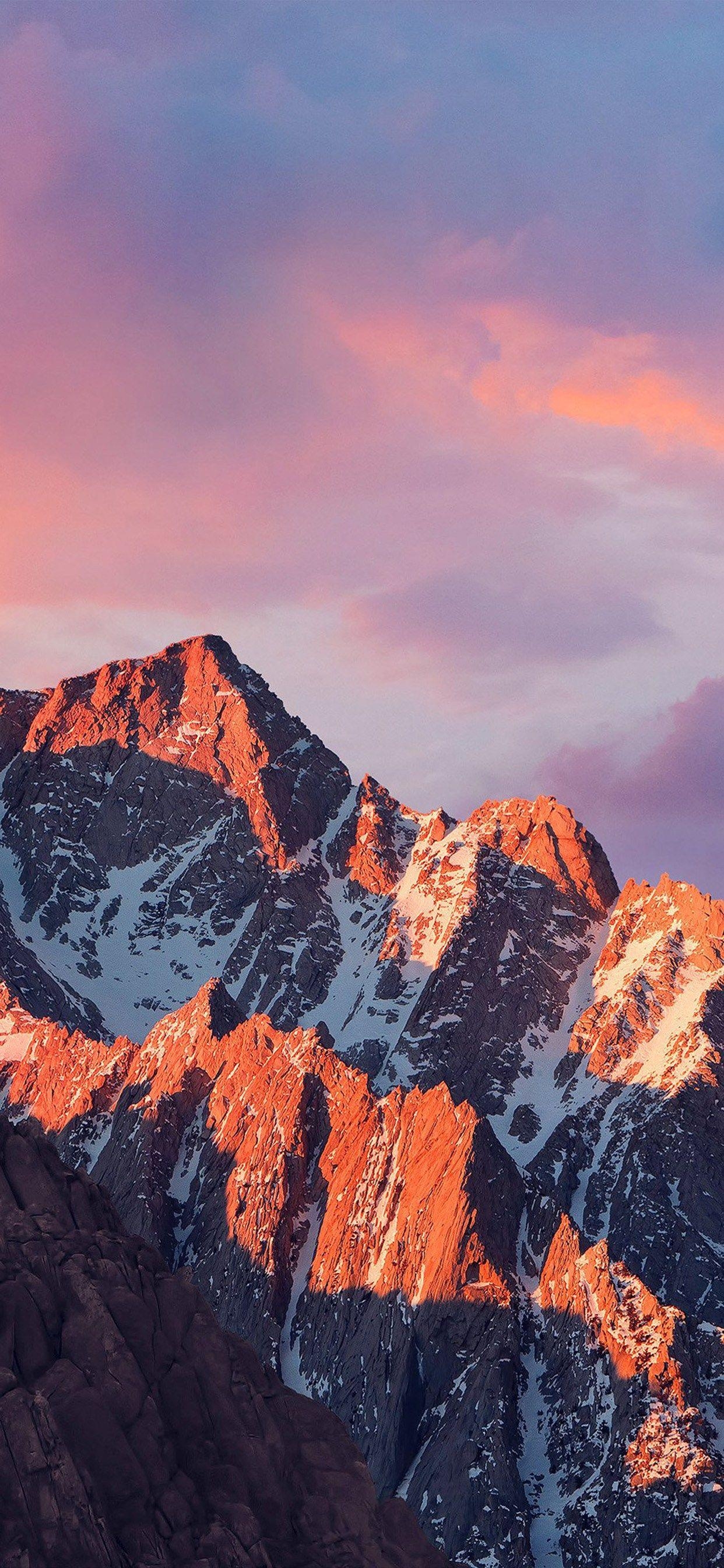 1250x2690 Free Walls K Sierra Apple Wallpaper T Mountain Sunset iPhone Xs, Phone