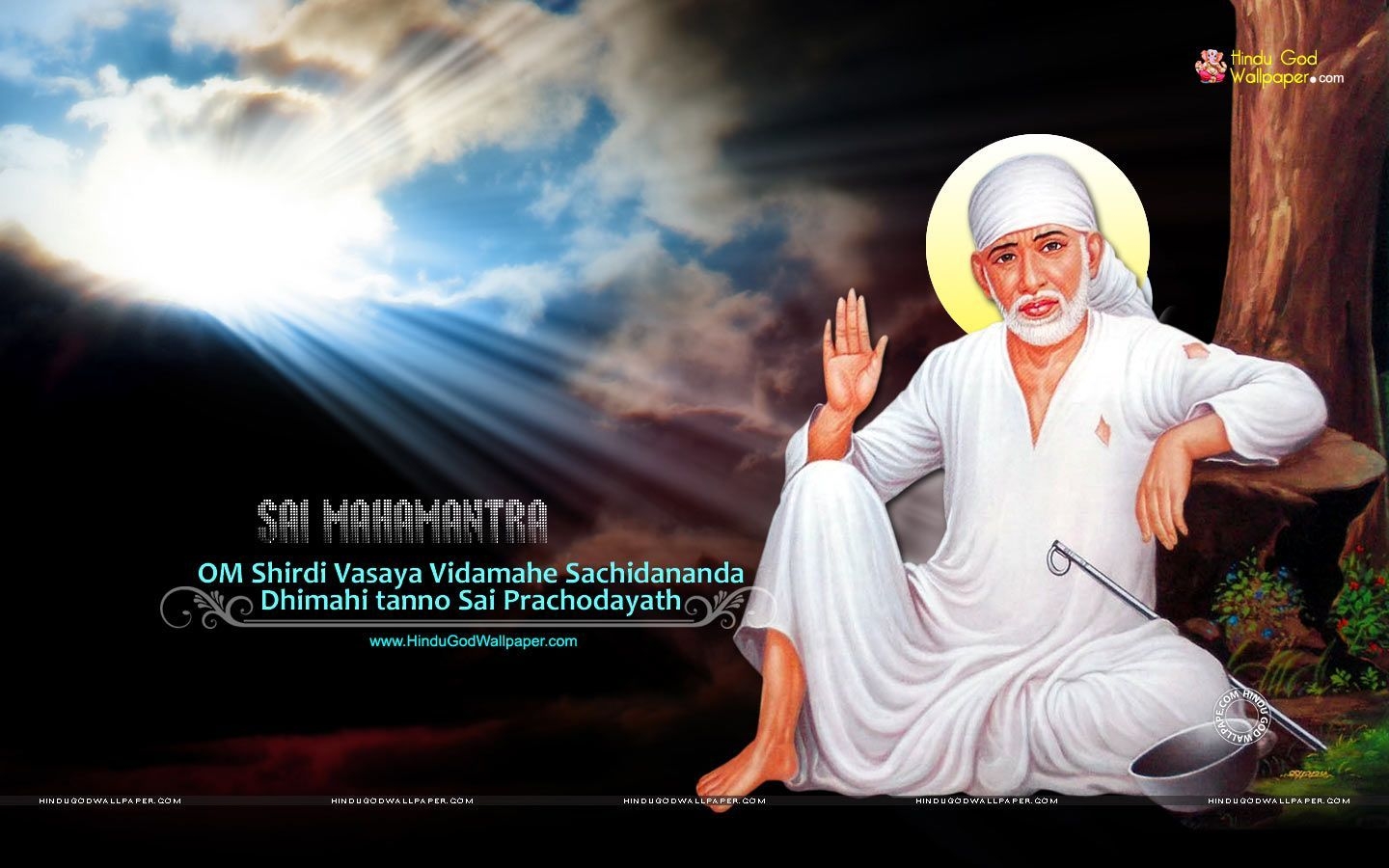 1440x900 Sai Baba Desktop Background Wallpaper. Sai baba picture, Desktop, Desktop