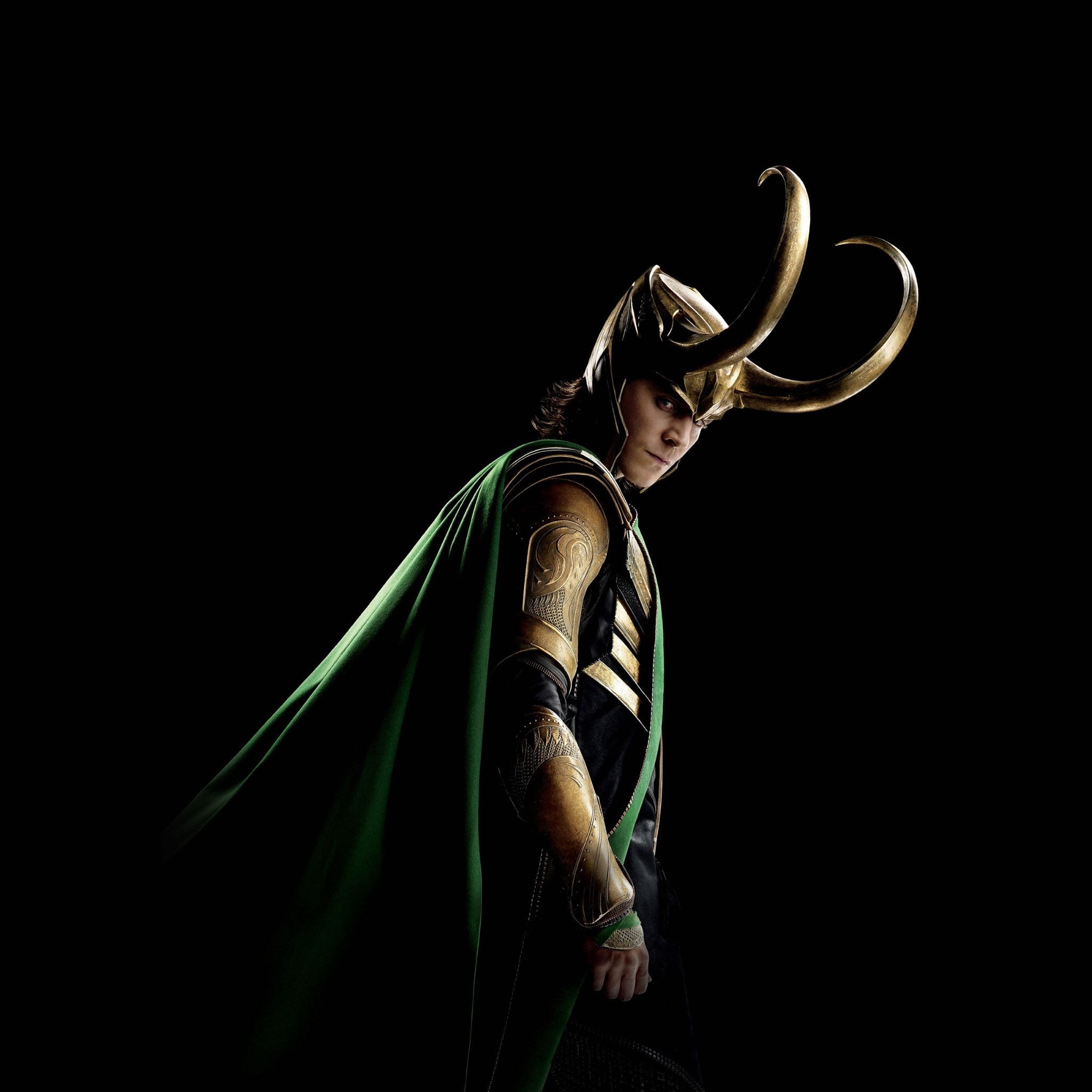 2050x2050 Loki Avengers Movie Role iPad Air Wallpaper Free Download, Phone