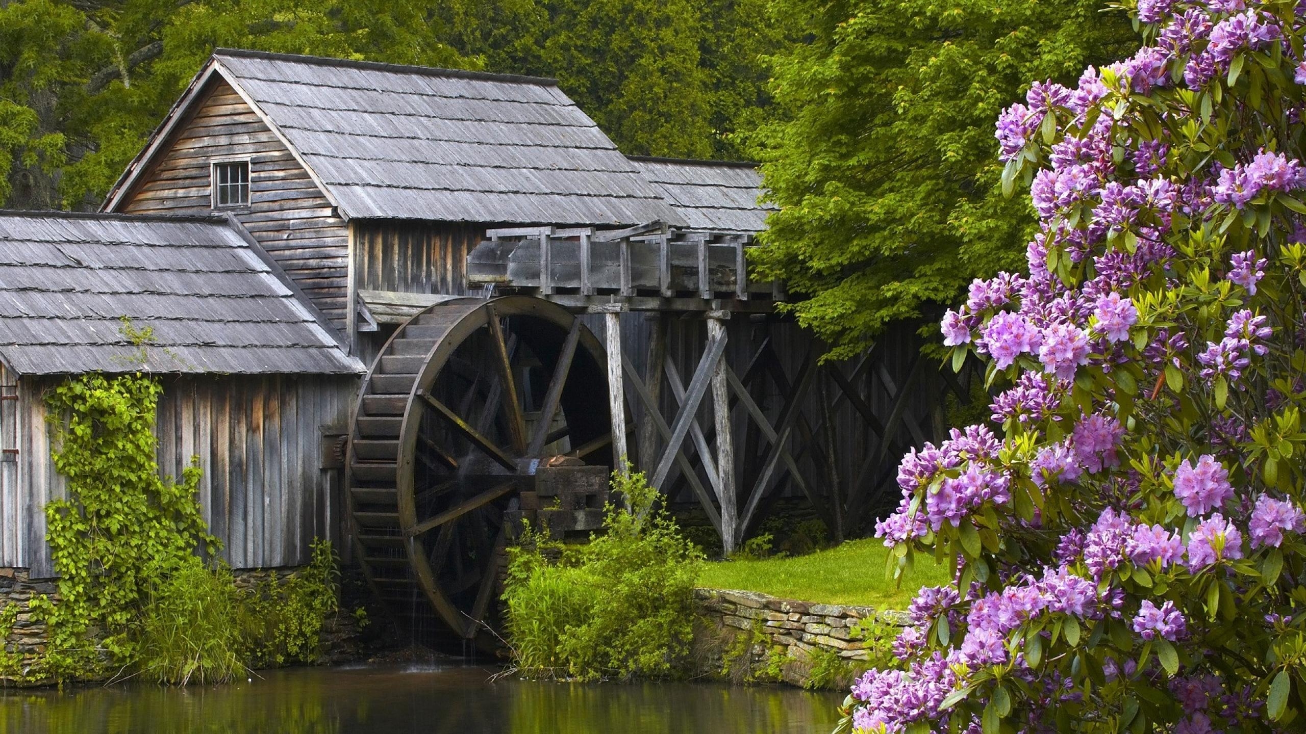 2560x1440 Mill Wallpaper. Rustic Windmill, Desktop
