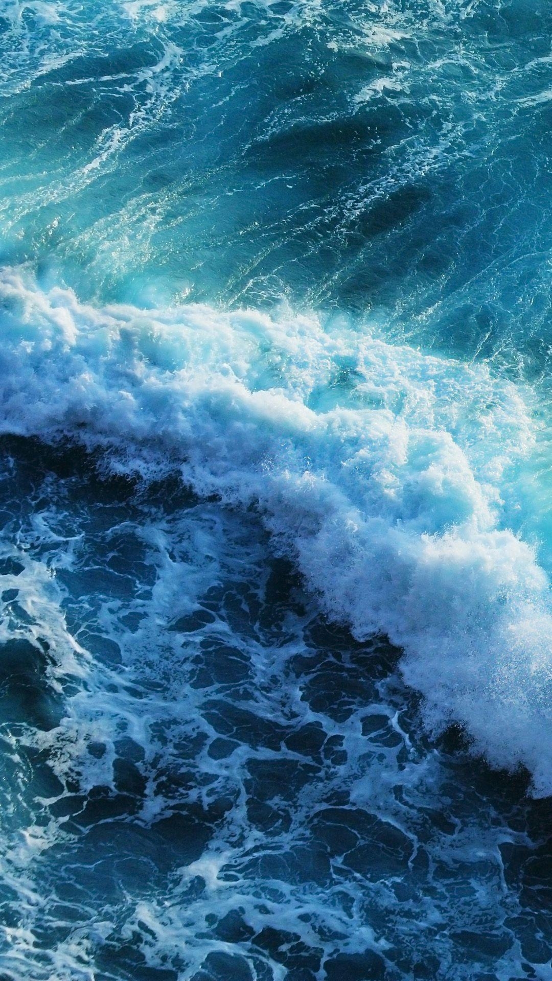 1080x1920 iPhone Blue Sea Wallpaper HD, Phone