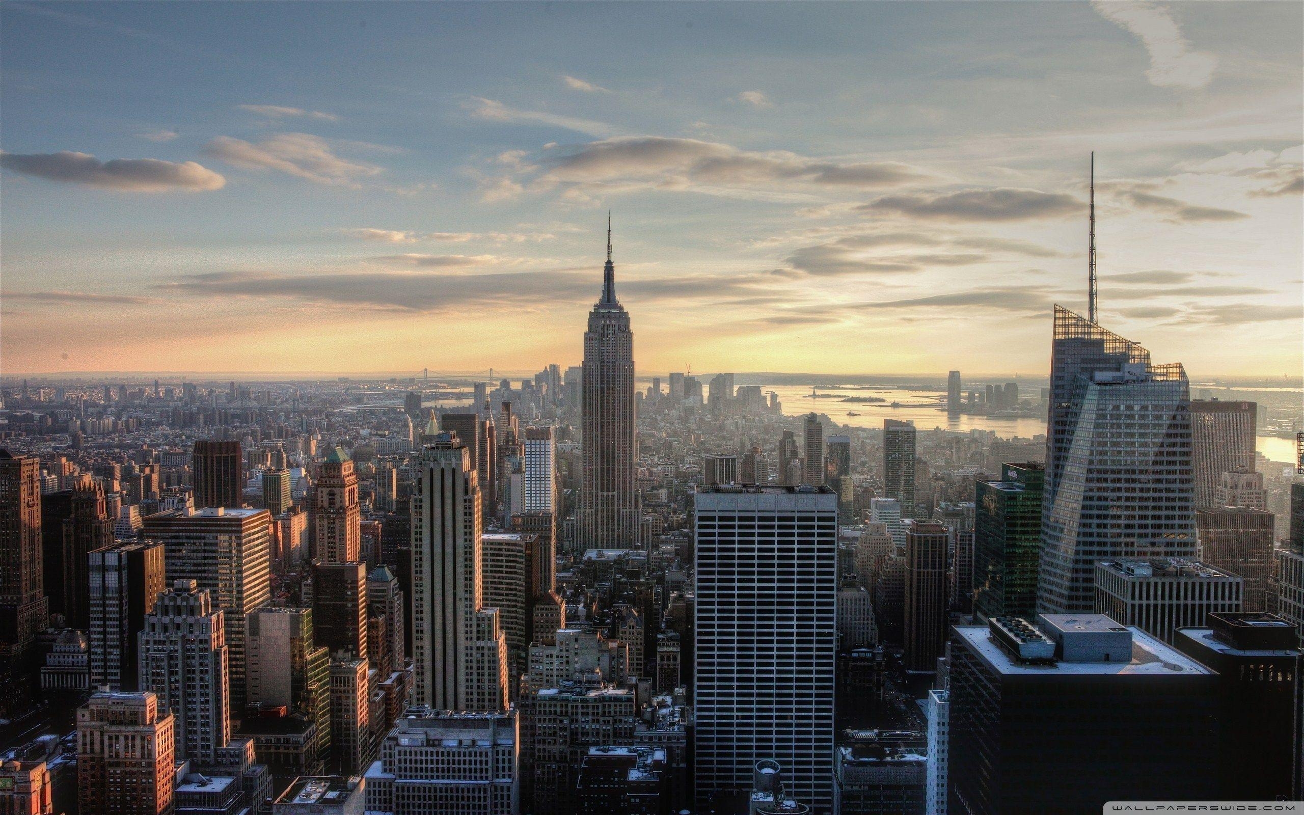 2560x1600 Aerial View Of Empire State Building HD desktop wallpaper, High, Desktop