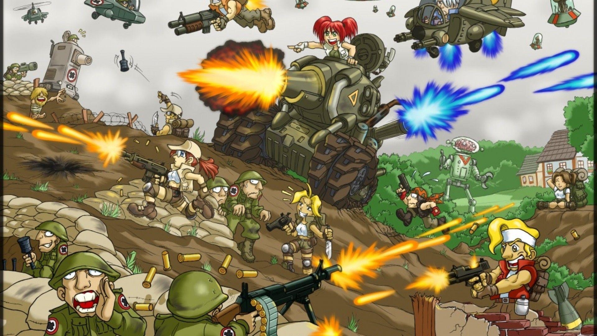 1920x1080 ScreenHeaven: Metal Slug arcade artwork desktop and mobile background, Desktop