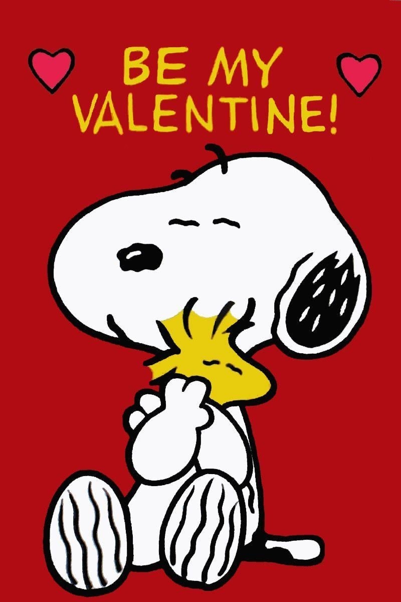 800x1200 Non Vintage Flag My Valentine. Snoopy Valentine, Phone