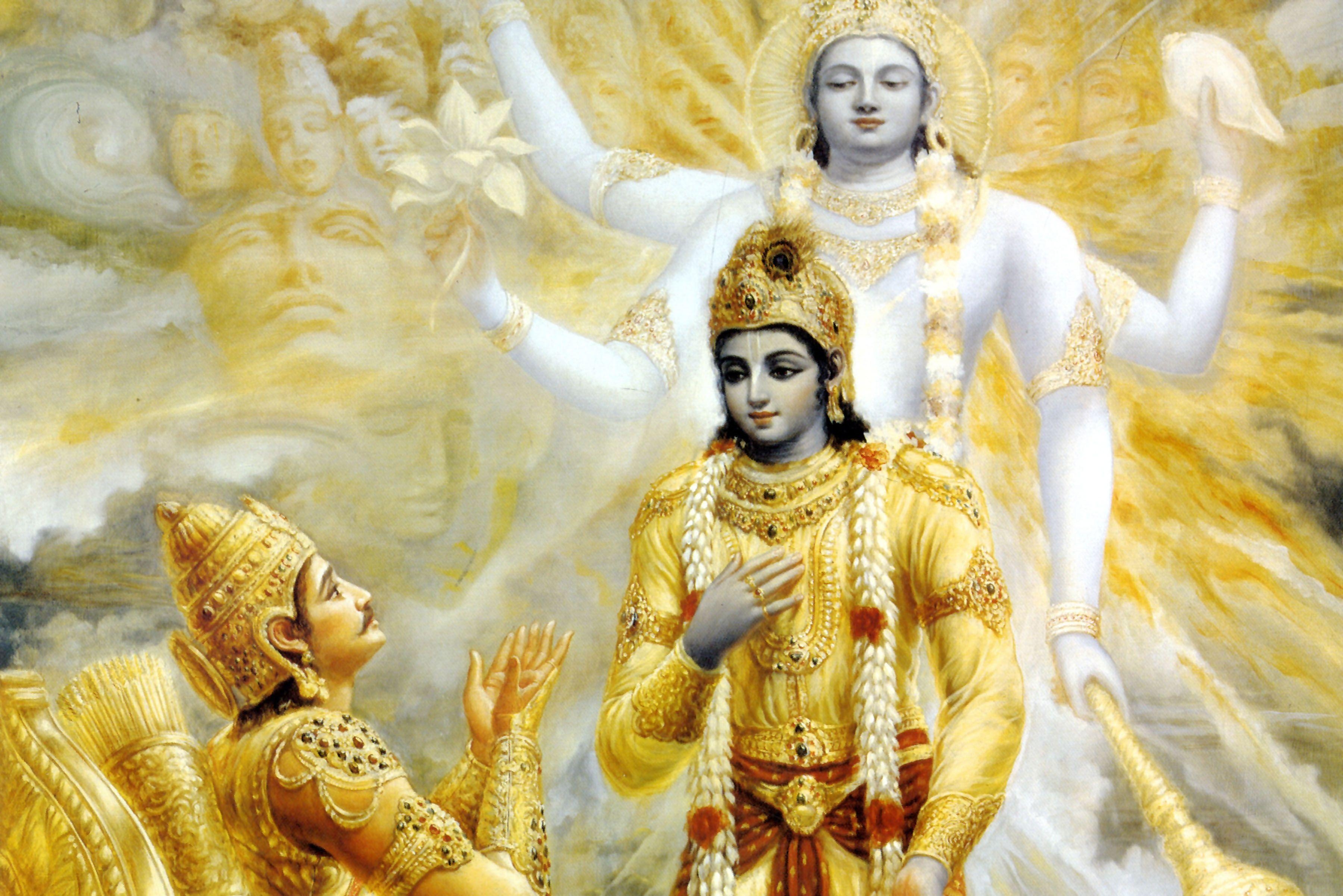 3600x2410 Krishna showing Arjuna his Universal Form. Visions of God, Desktop