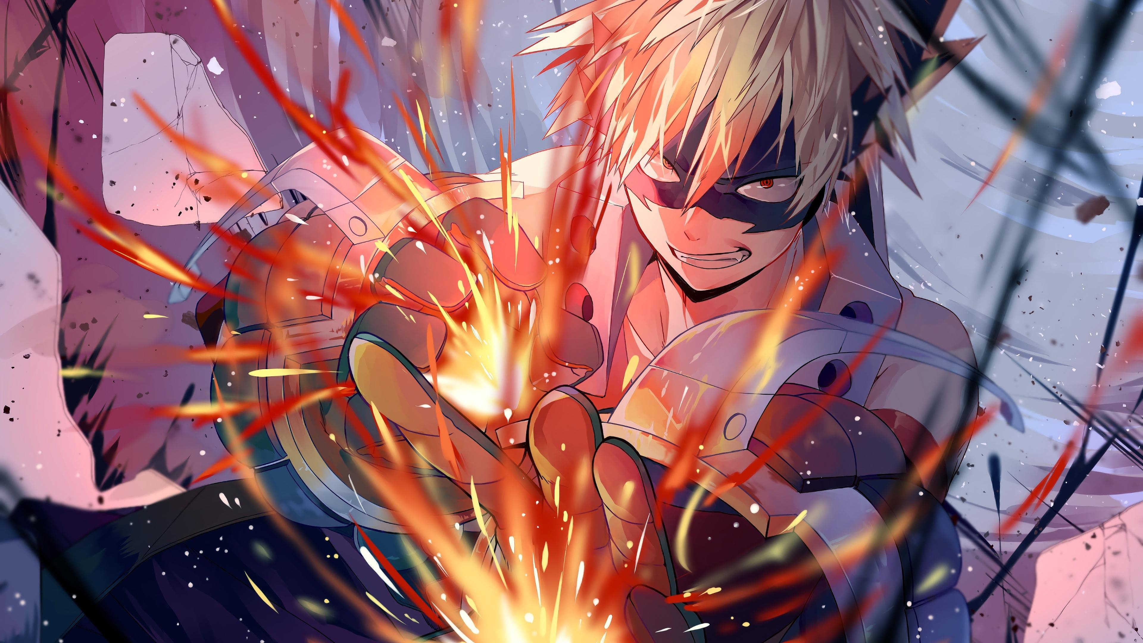 3840x2160 Katsuki Bakugou My Hero Academic 4k 2048x1152 Resolution, Desktop