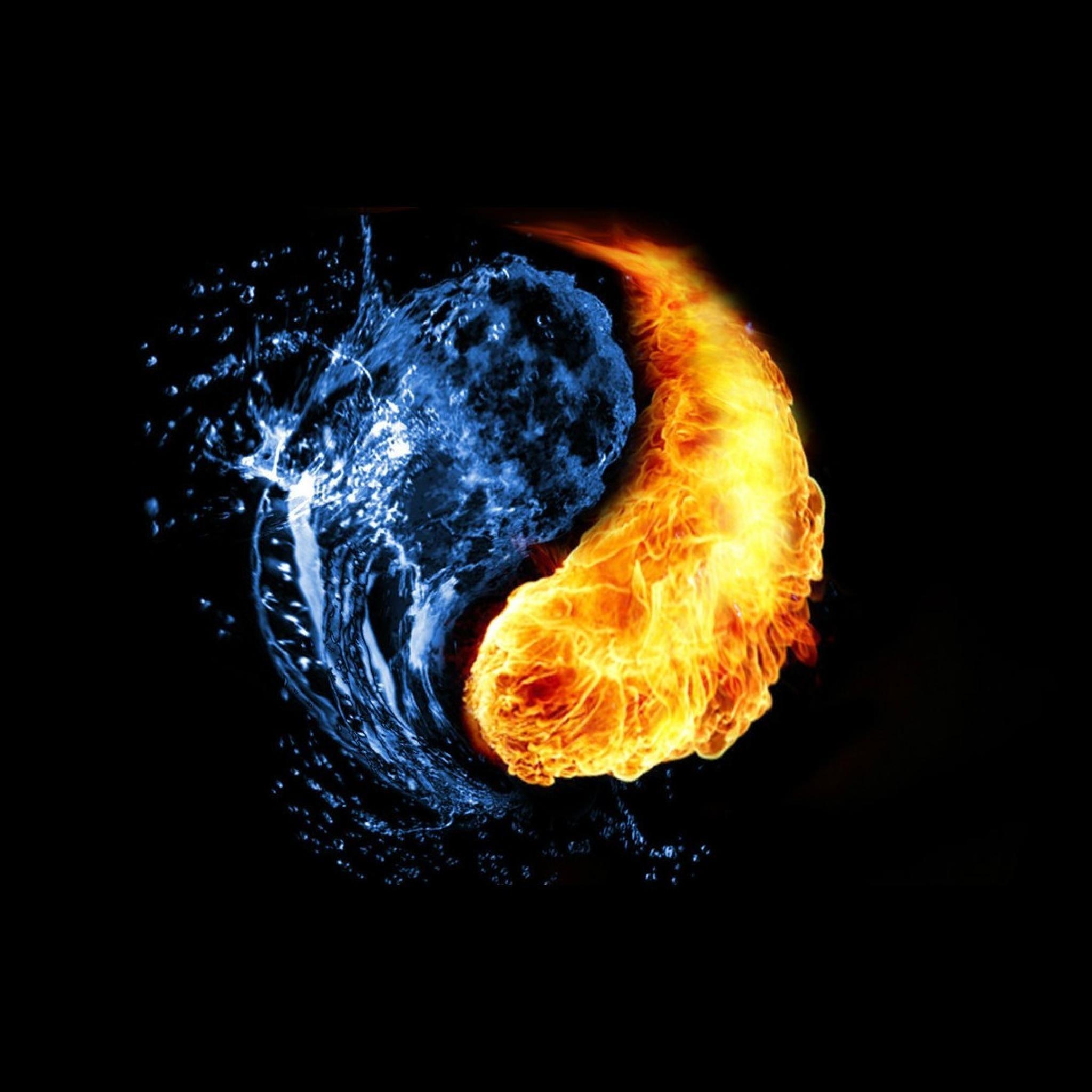 2050x2050 Dragon Yin Yang Wallpaper. Gemini, Phone