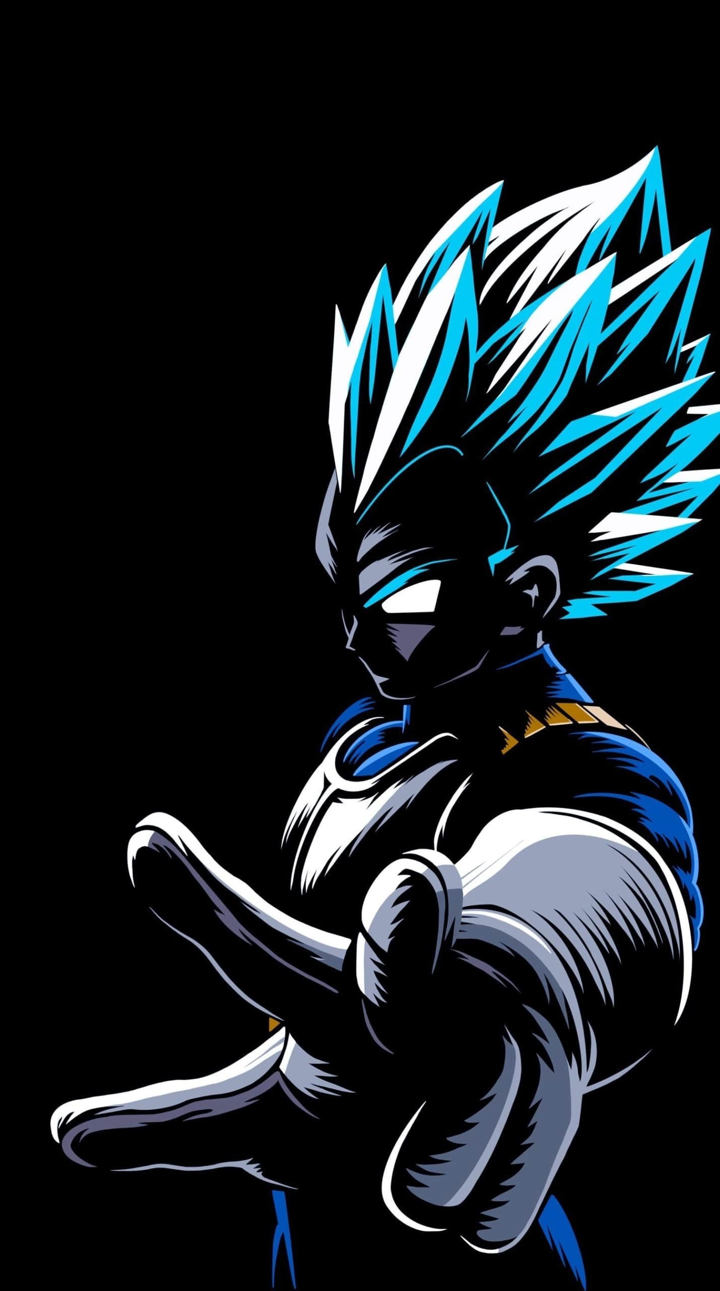 1430x2560 Dragon ball z vegeta Wallpaper Download, Phone