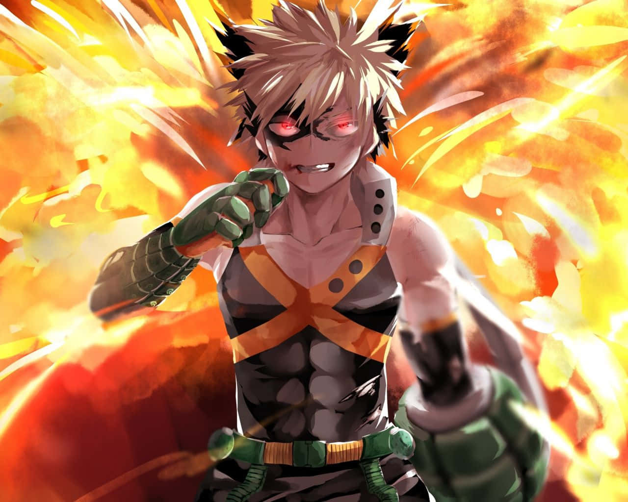 1280x1030 Download Bakugo from My Hero Academia Wallpaper, Desktop