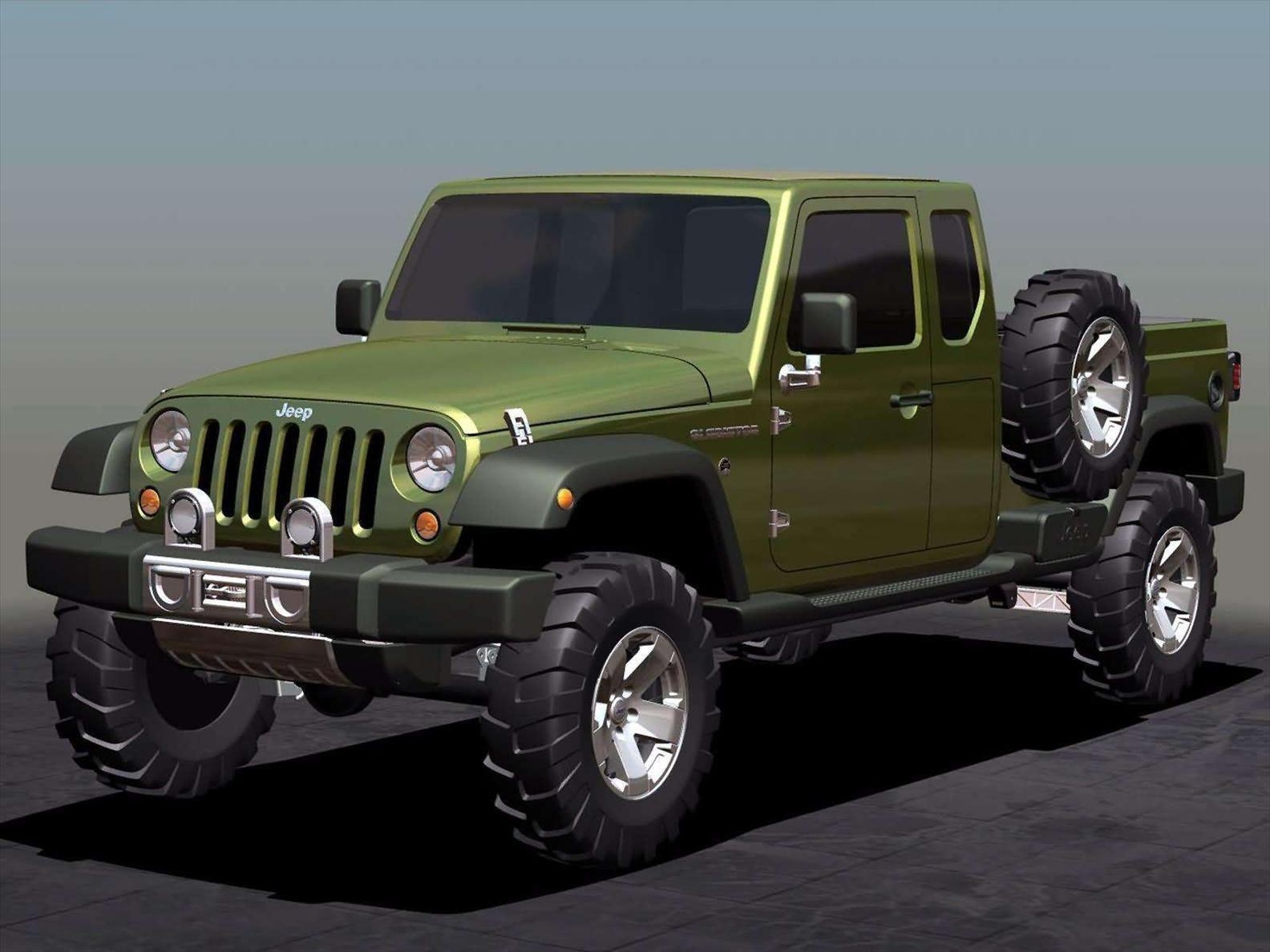 1590x1190 Jeep Gladiator Concept 2005 Front Sideview, Desktop